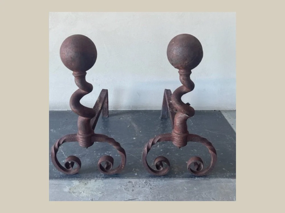 Pair of Antique French AndIrons
