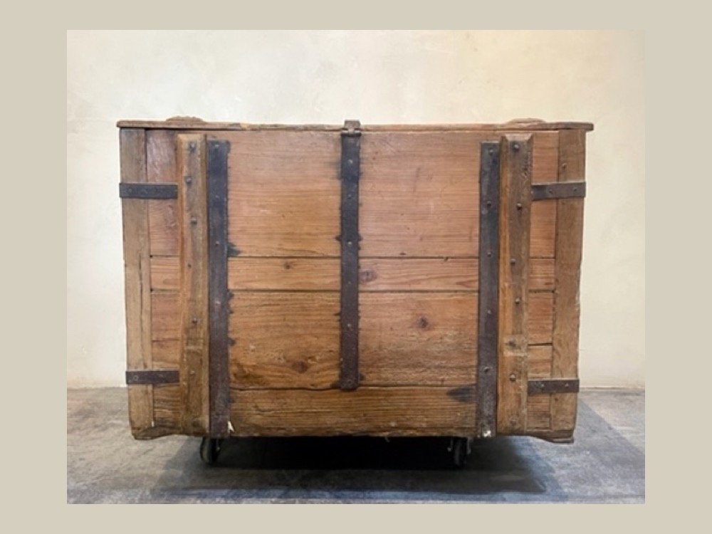 Pair of Antique Grain Trunks c. 1800