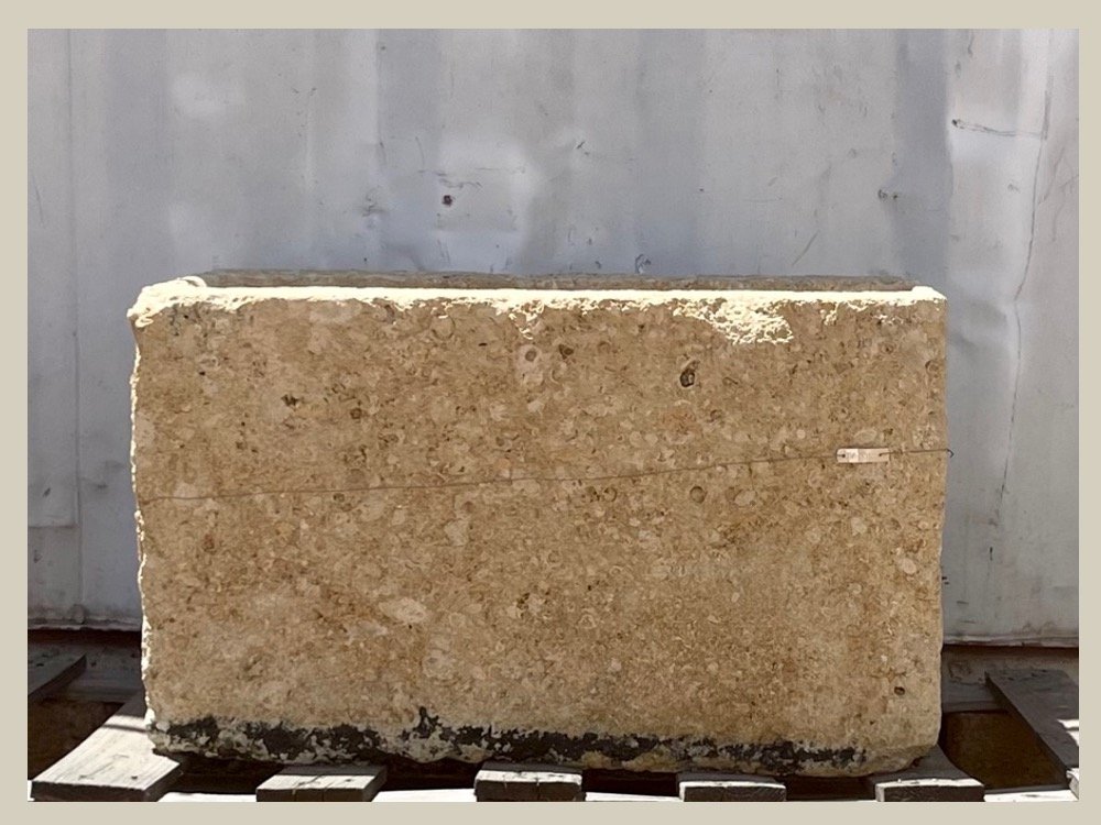 Antique Limestone Basin