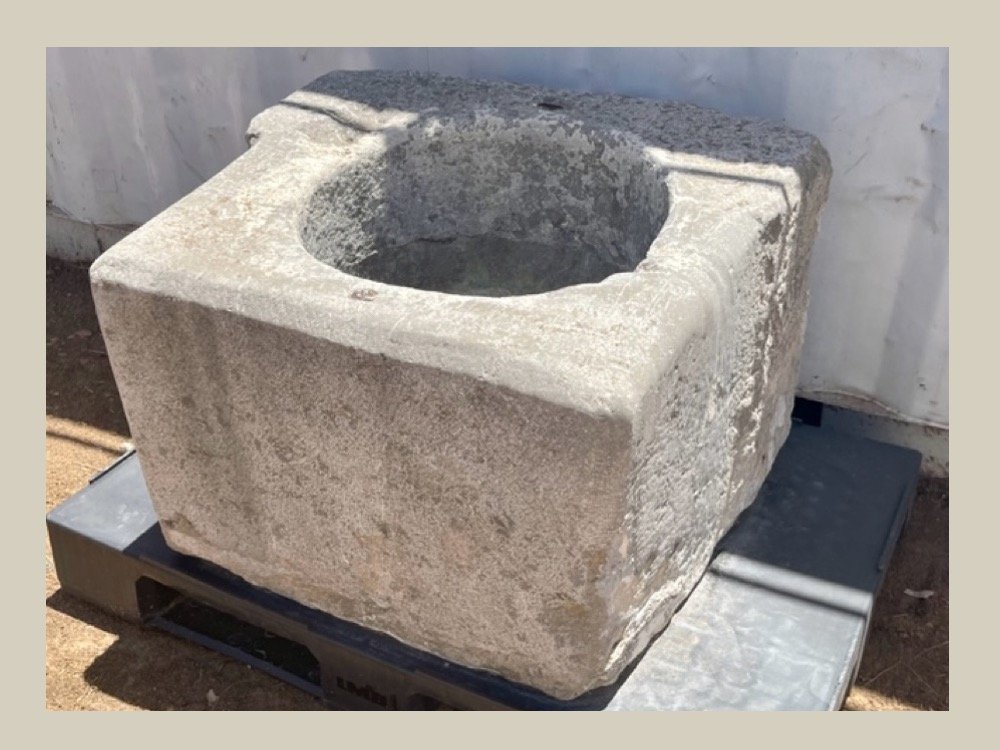 Antique Wellhead of Bluestone