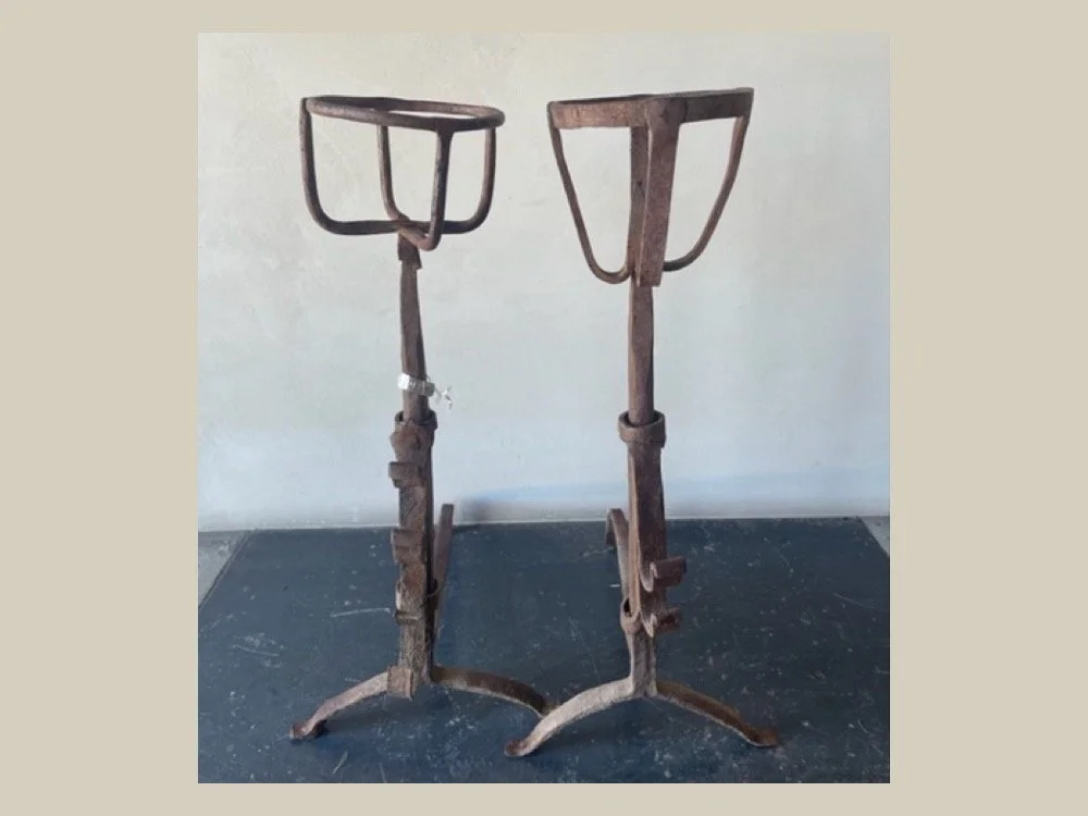 Pair of Antique French Andirons