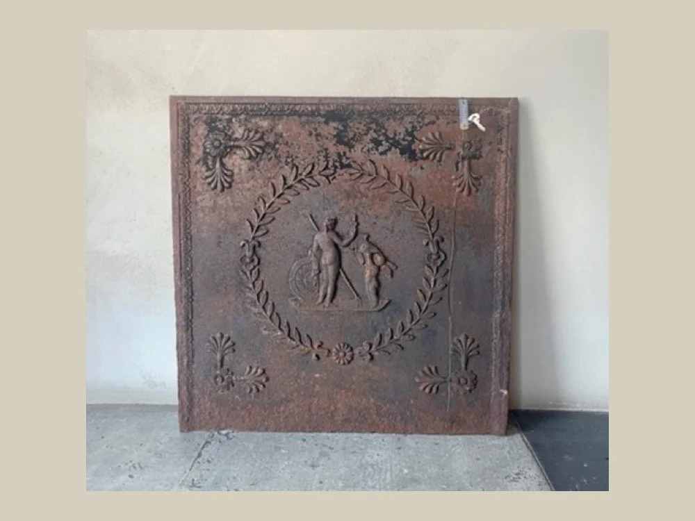 Antique Iron Fireback