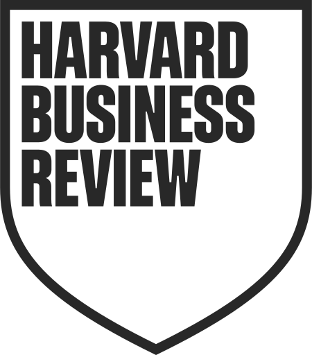 Harvard Business Review logo in black and white.