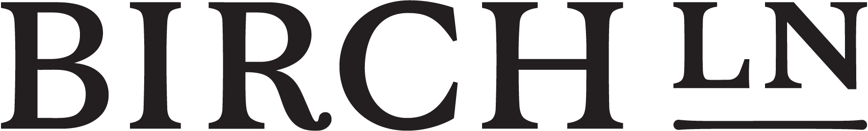 Close-up of the word "BIRCHLE" written in large black letters on a white background.