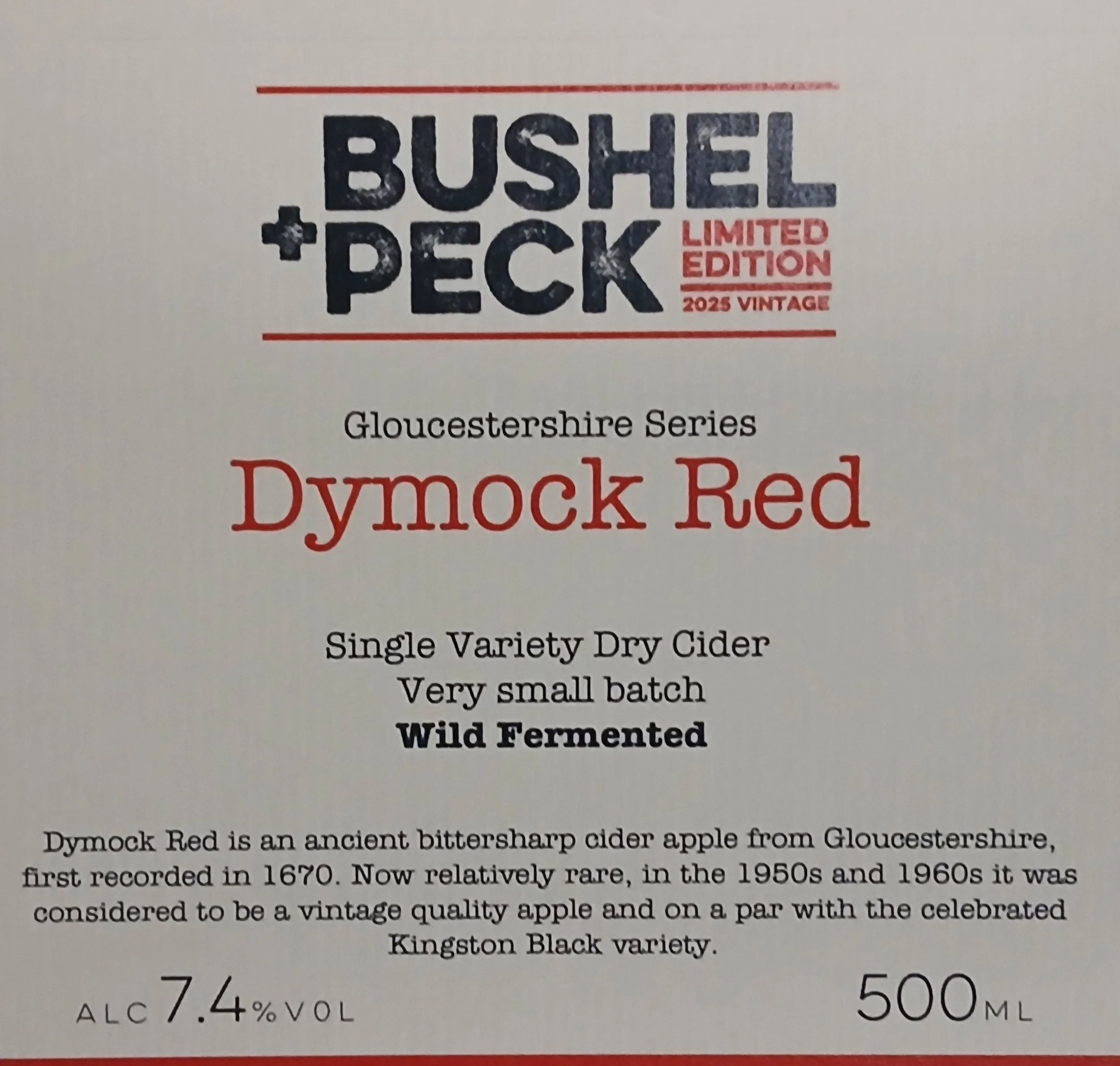Dymock Red label close up.jpg