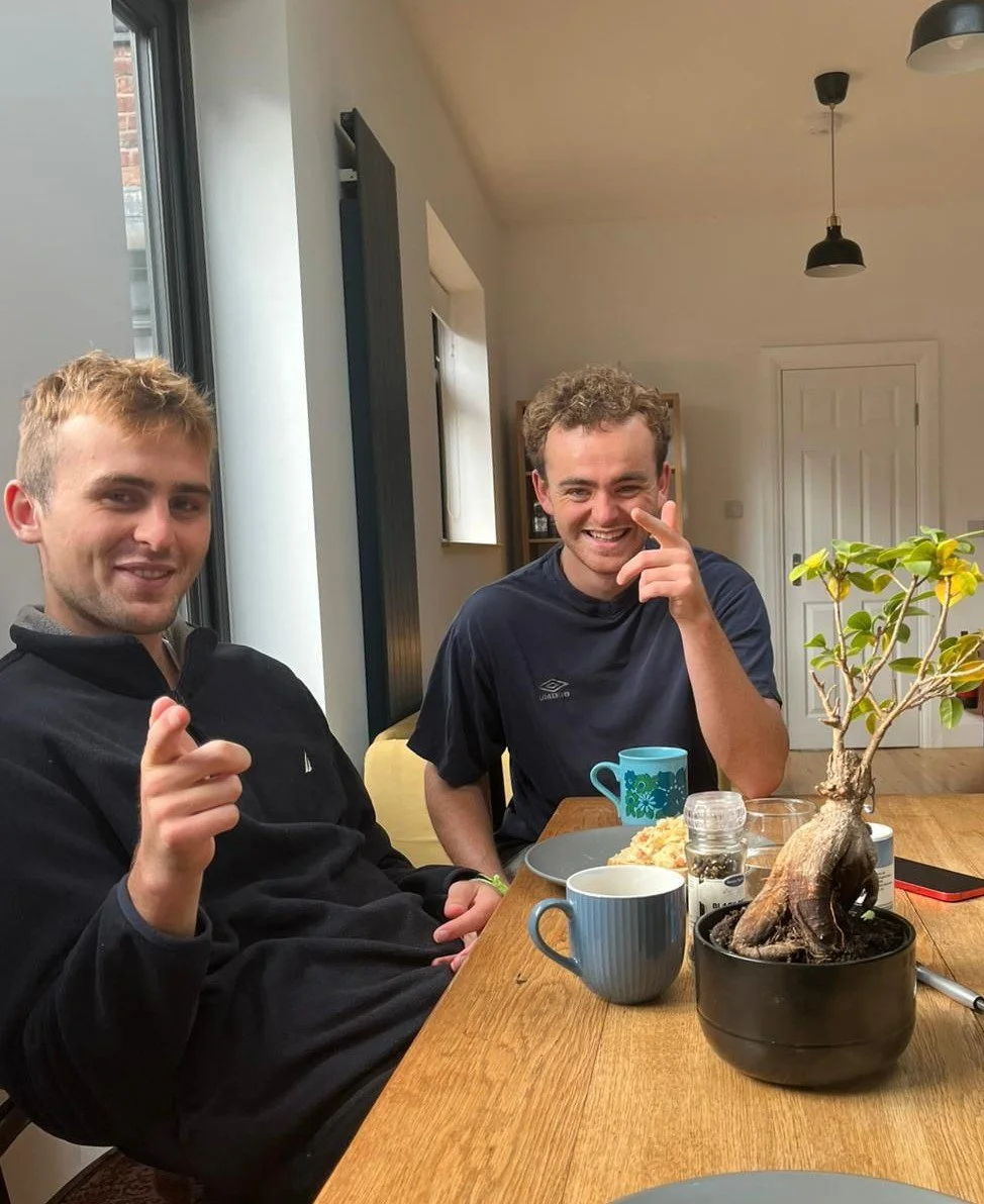 Ben Lindgren (left) and Caspar Lindgren (right)