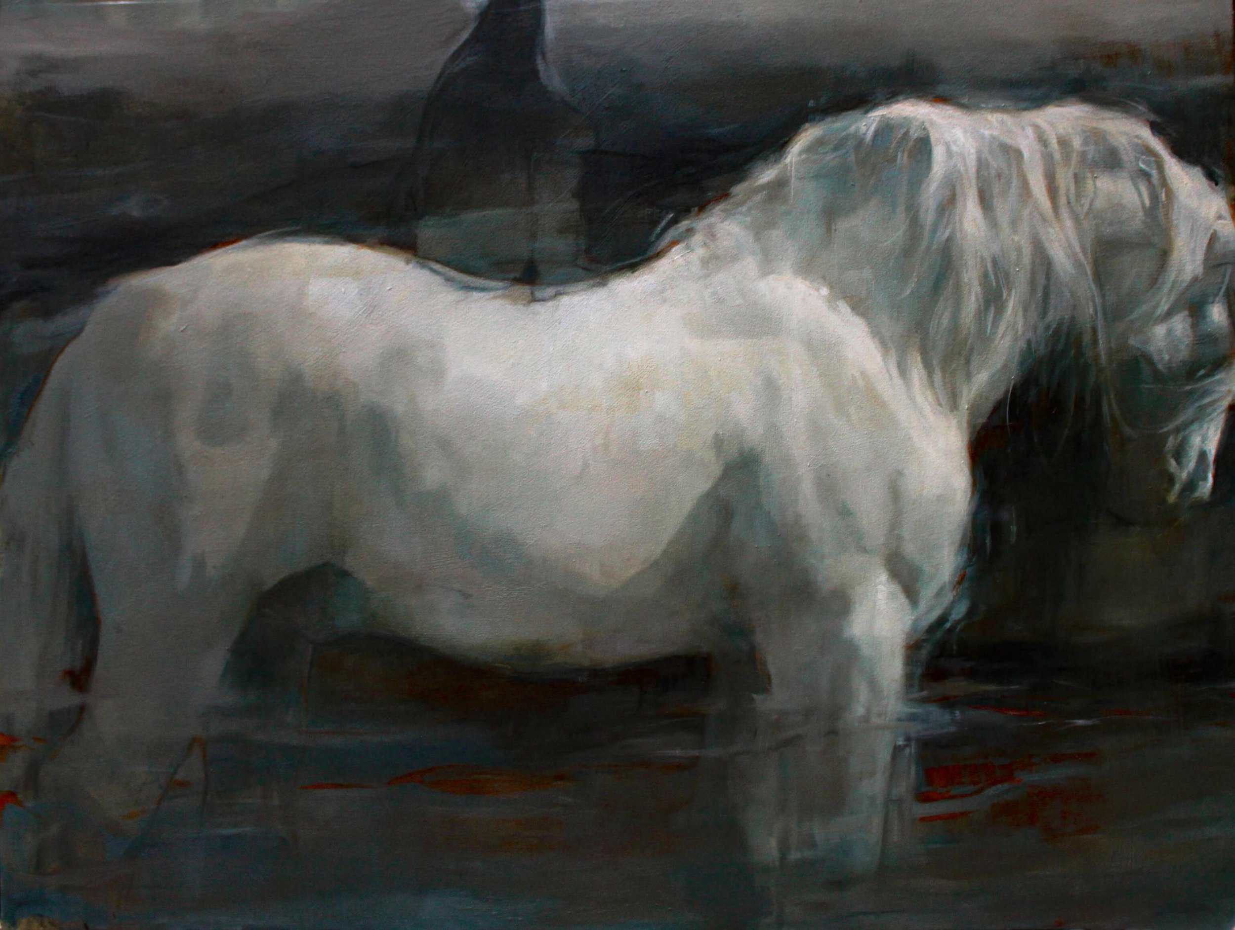 &ldquo;Passenger&rdquo; 
36&rdquo;x48&rdquo;
Oil on canvas