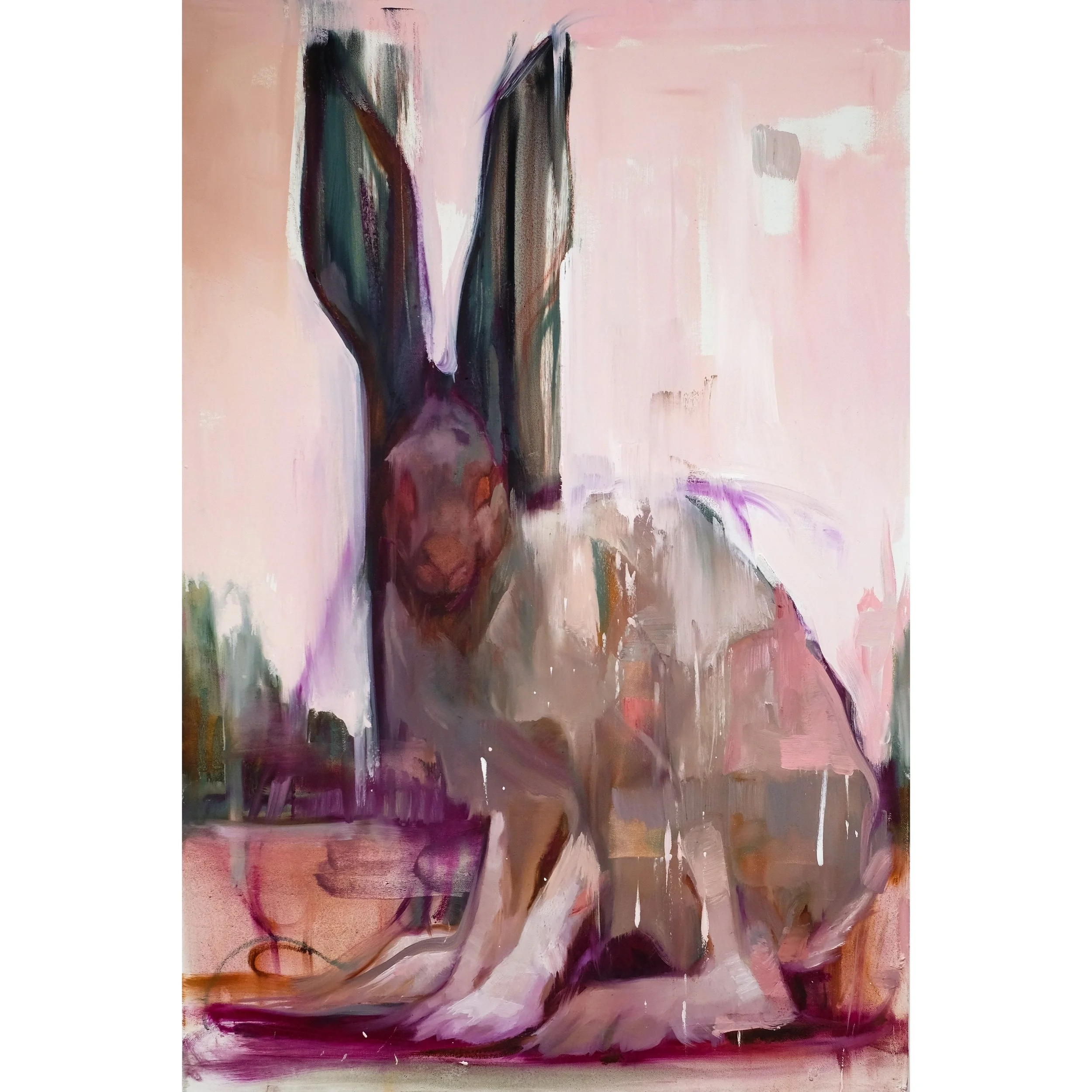 &ldquo;𝑀𝓊𝓁𝒷𝑒𝓇𝓇𝓎 𝐵𝓊𝓃&rdquo; 🍇 
24&rdquo;x36&rdquo;
Oil on Canvas 

&mdash;
A few people told me make him less evil. 
I was going to do a few adjustments&hellip;but then I just&hellip; didn&rsquo;t? 
They can&rsquo;t all be nice. 🐇🐇🐇

#c