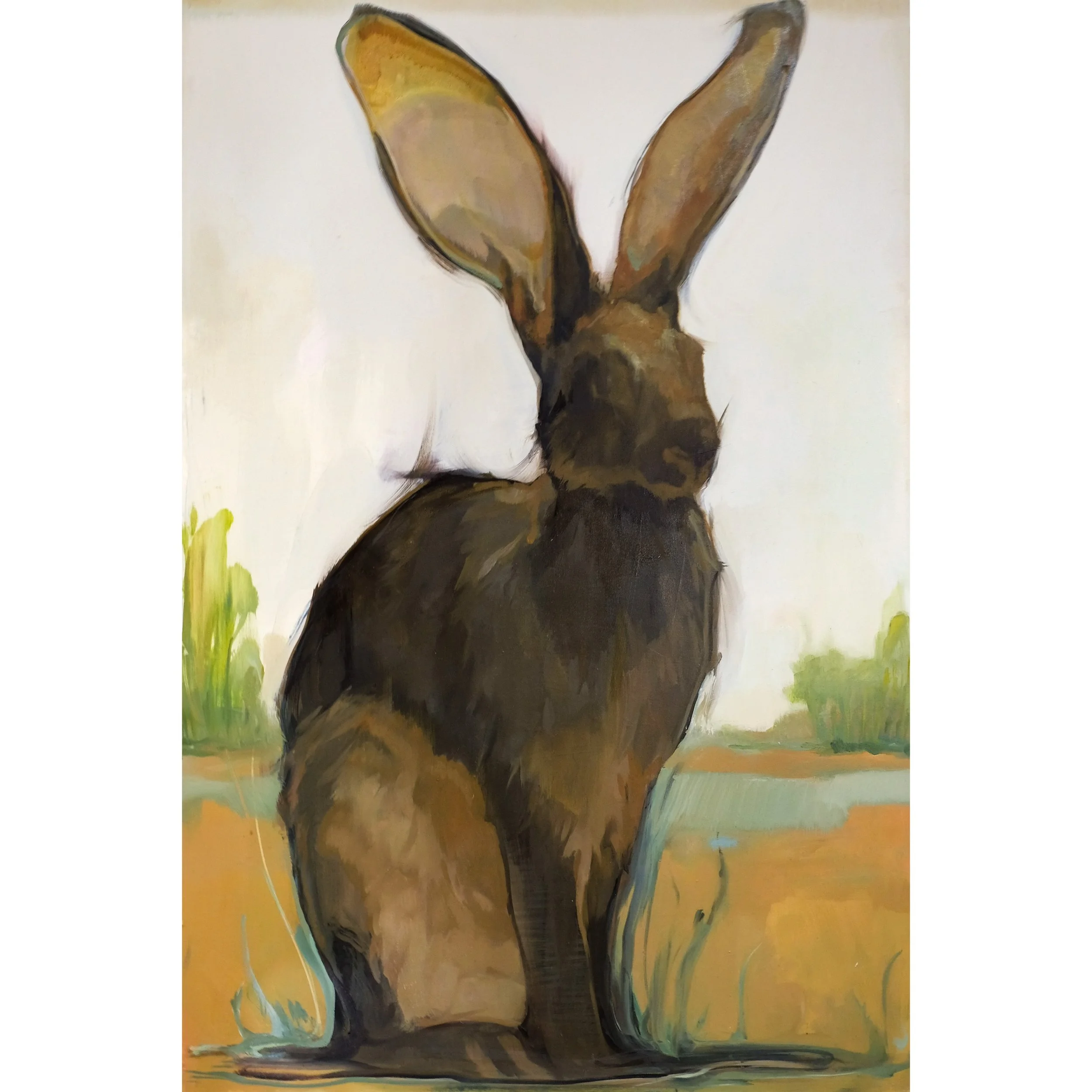 &ldquo;𝒯𝒽𝑒 𝐹𝒾𝓇𝓈𝓉 𝐵𝓊𝓃&rdquo;
24&rdquo;x36&rdquo; 
Oil on panel

&mdash;
One of many and that is okay for you &hearts;️🐇🐇🐇🐇🐇🐇

#rabbitpainting #contemporarypainting #animalpainting