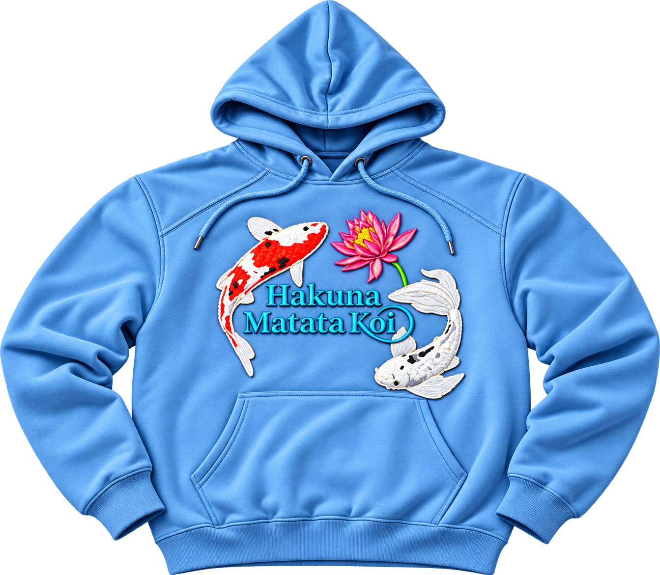 Sky Blue Hakuna Matata Koi Hoodie.png