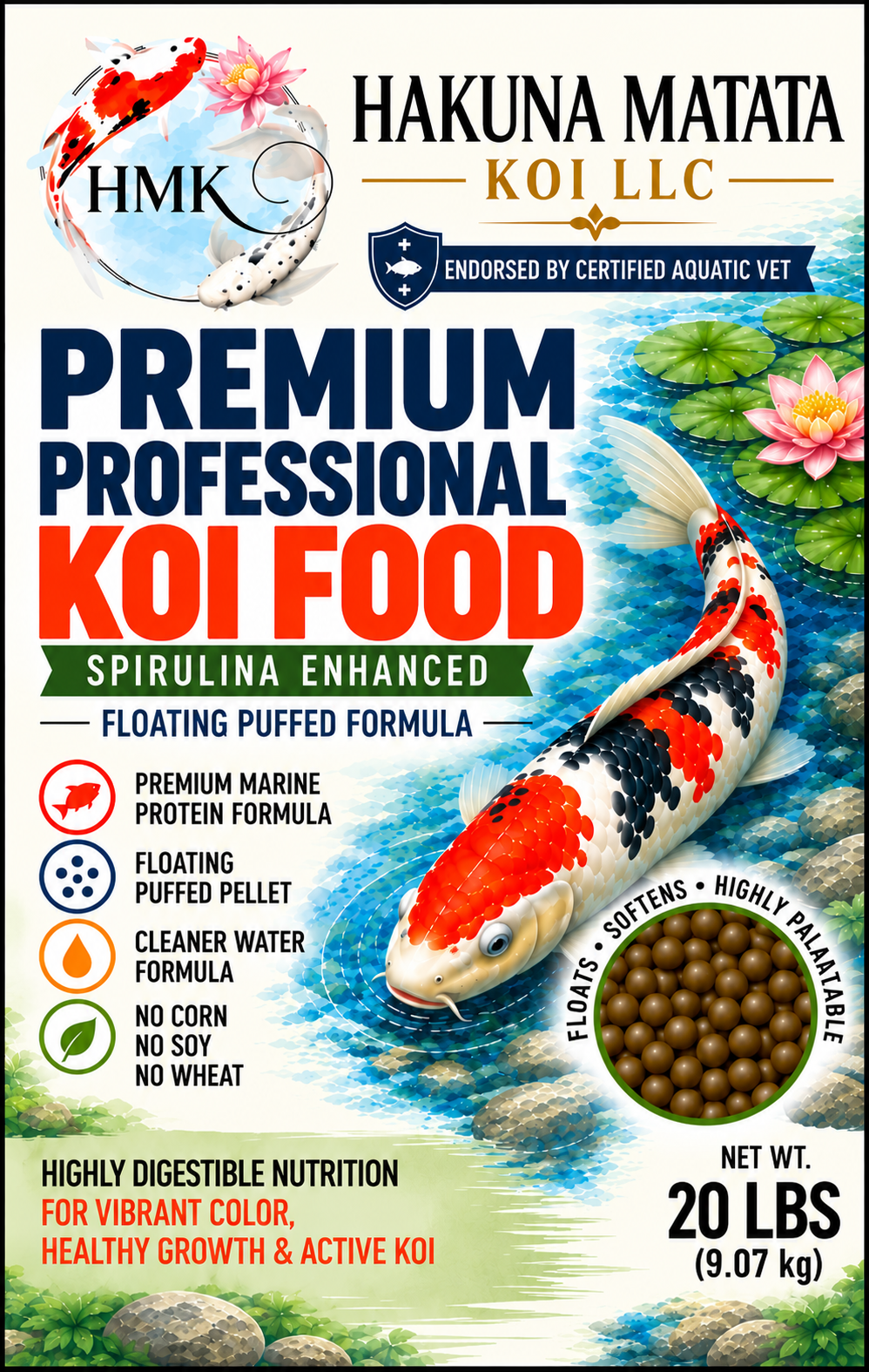 Koi Food 20 lbs Label.png
