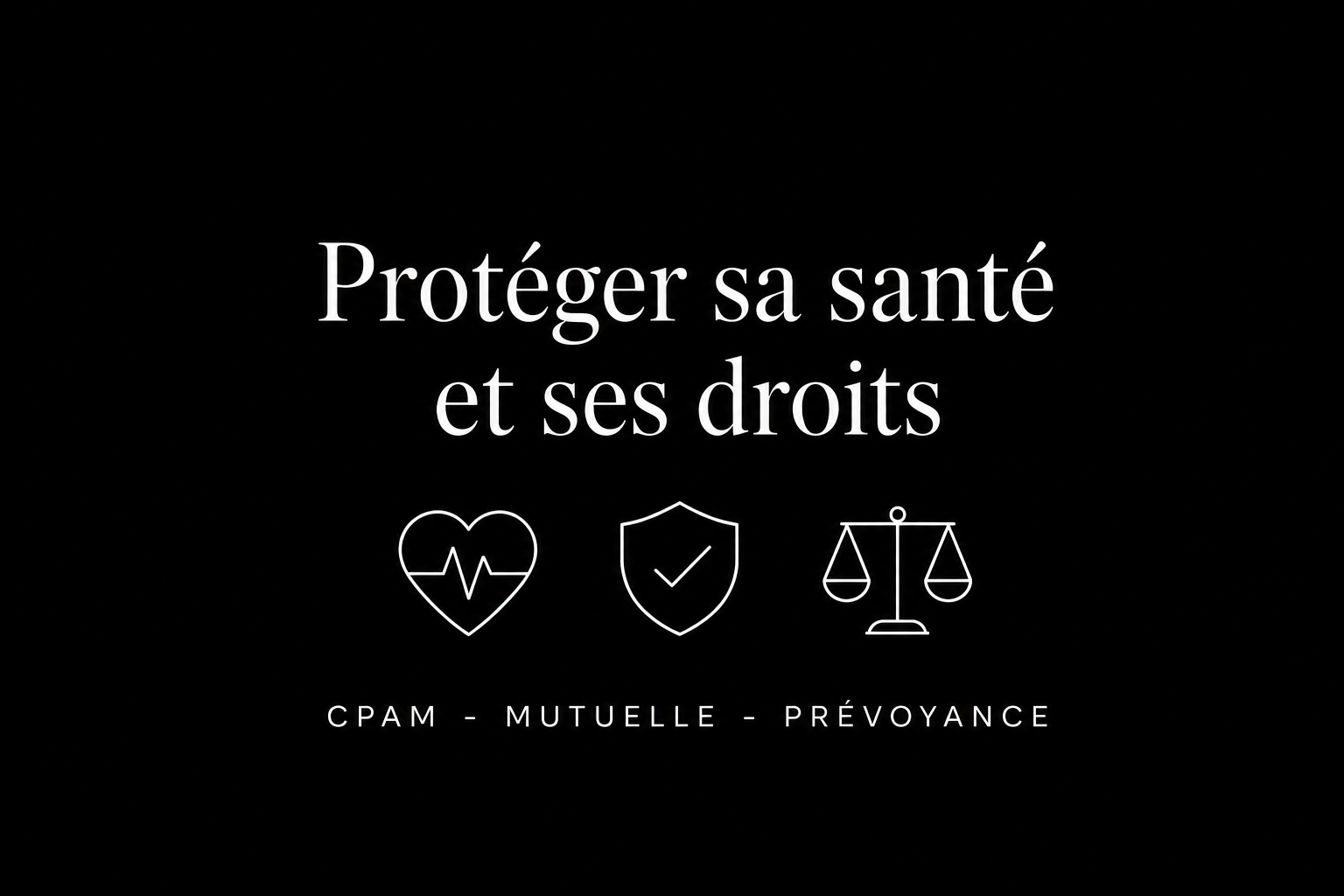 CPAM, mutuelle et prévoyance 