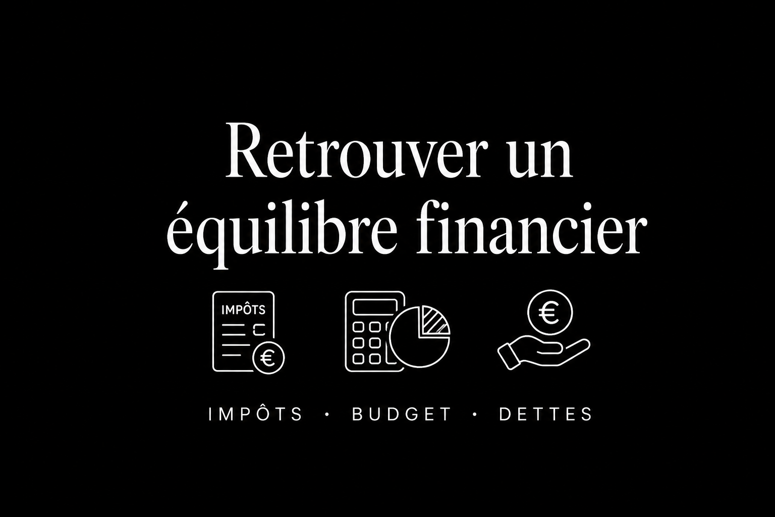 Impôts, budget et dettes 