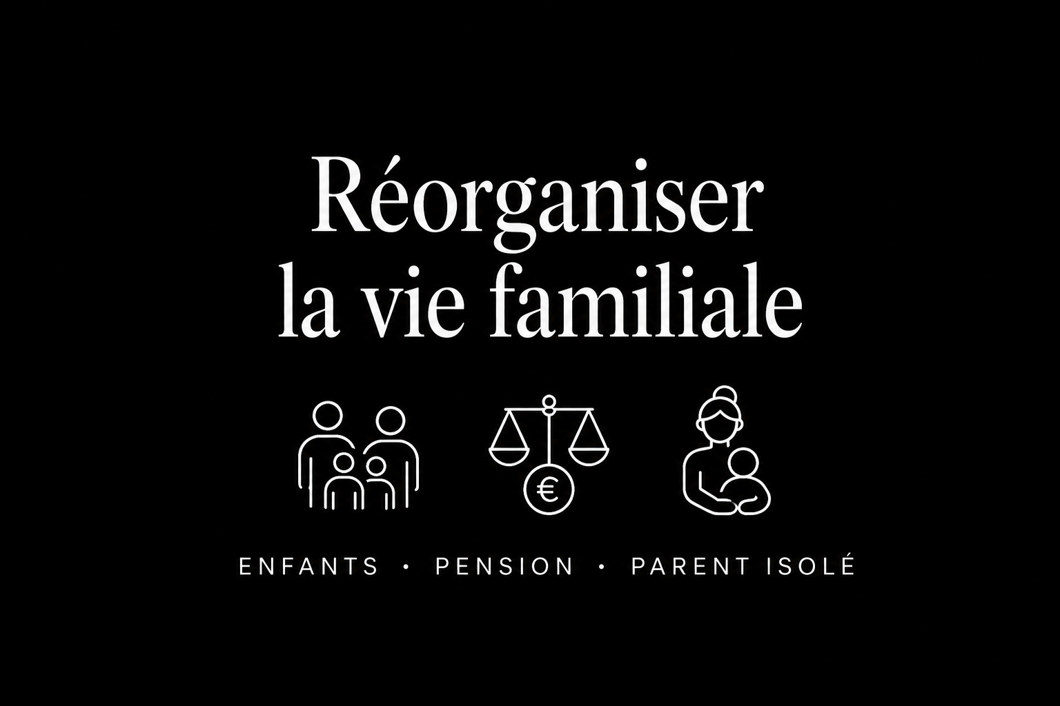 Séparation et pension alimentaire