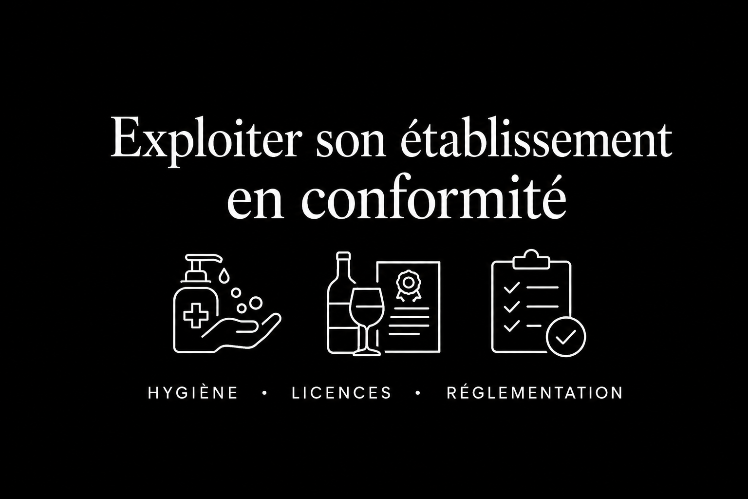 Hygiène et cadre réglementaire