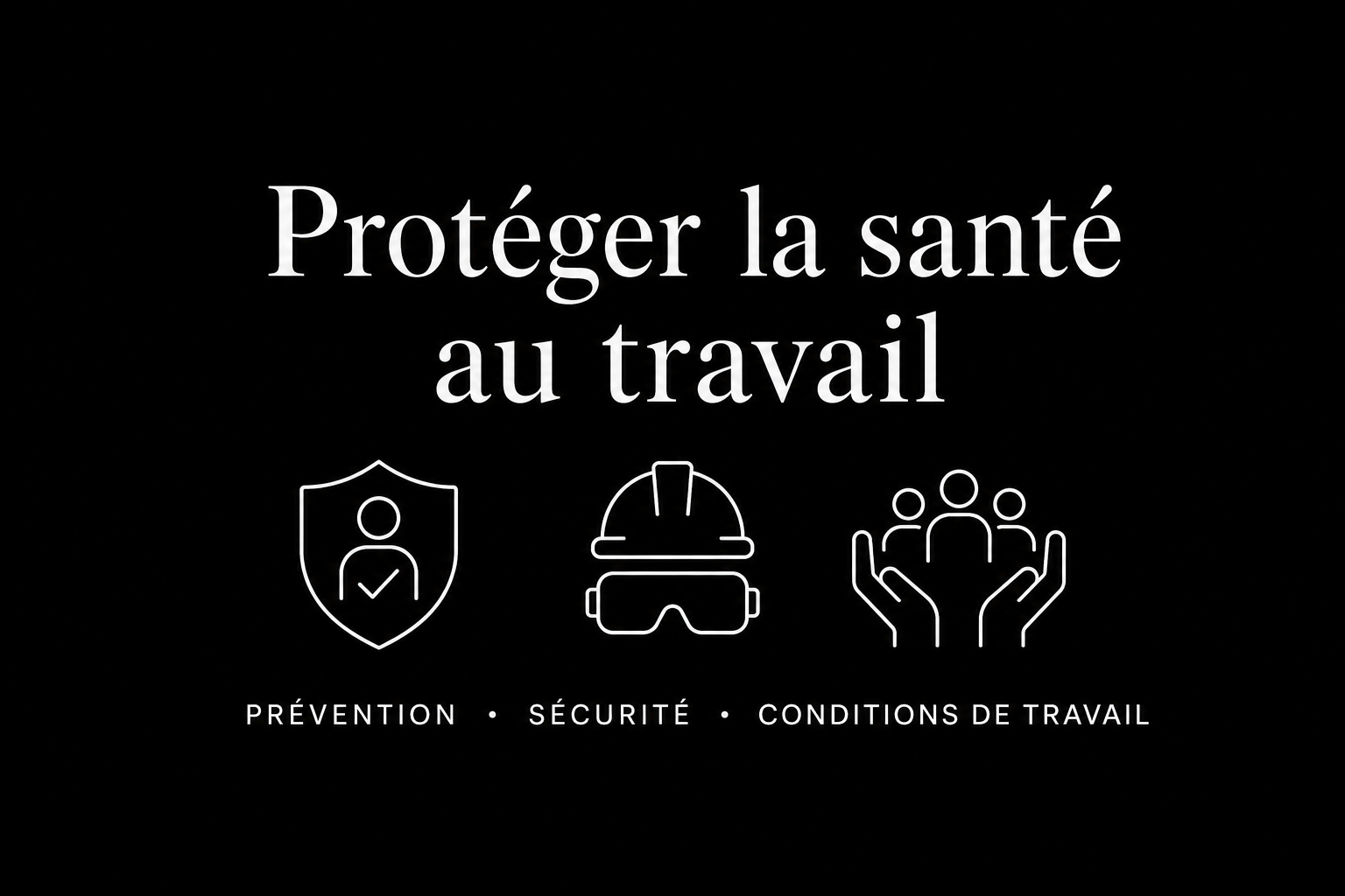 Santé et conditions de travail