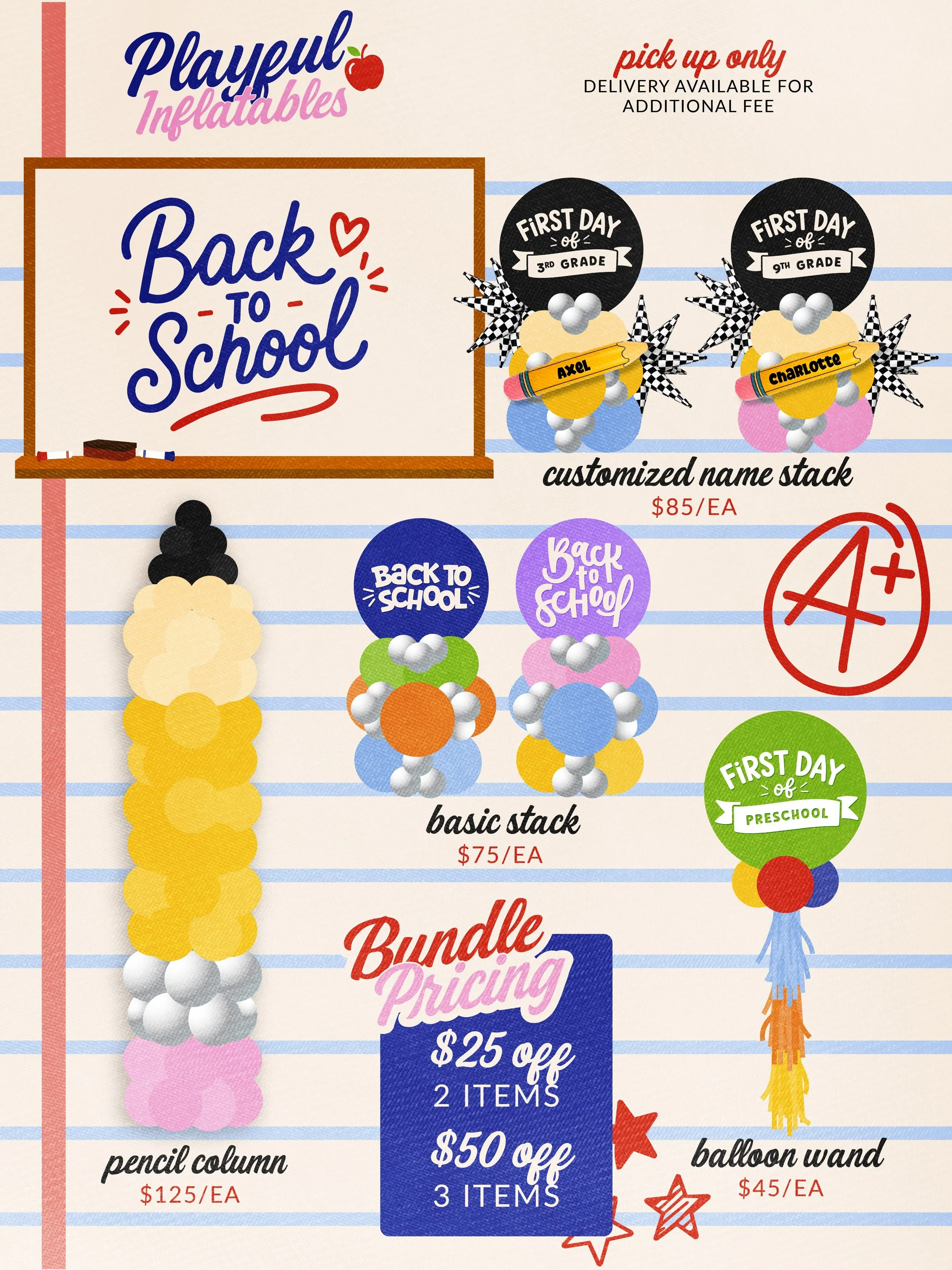 Some really cute Back to School Menus were made this weekend! ⭐️

Thank you all so much for maxing out my orders for these!! This isn&rsquo;t even all of them!

I&rsquo;m feeling so grateful for all of you who constantly support me by purchasing, lik