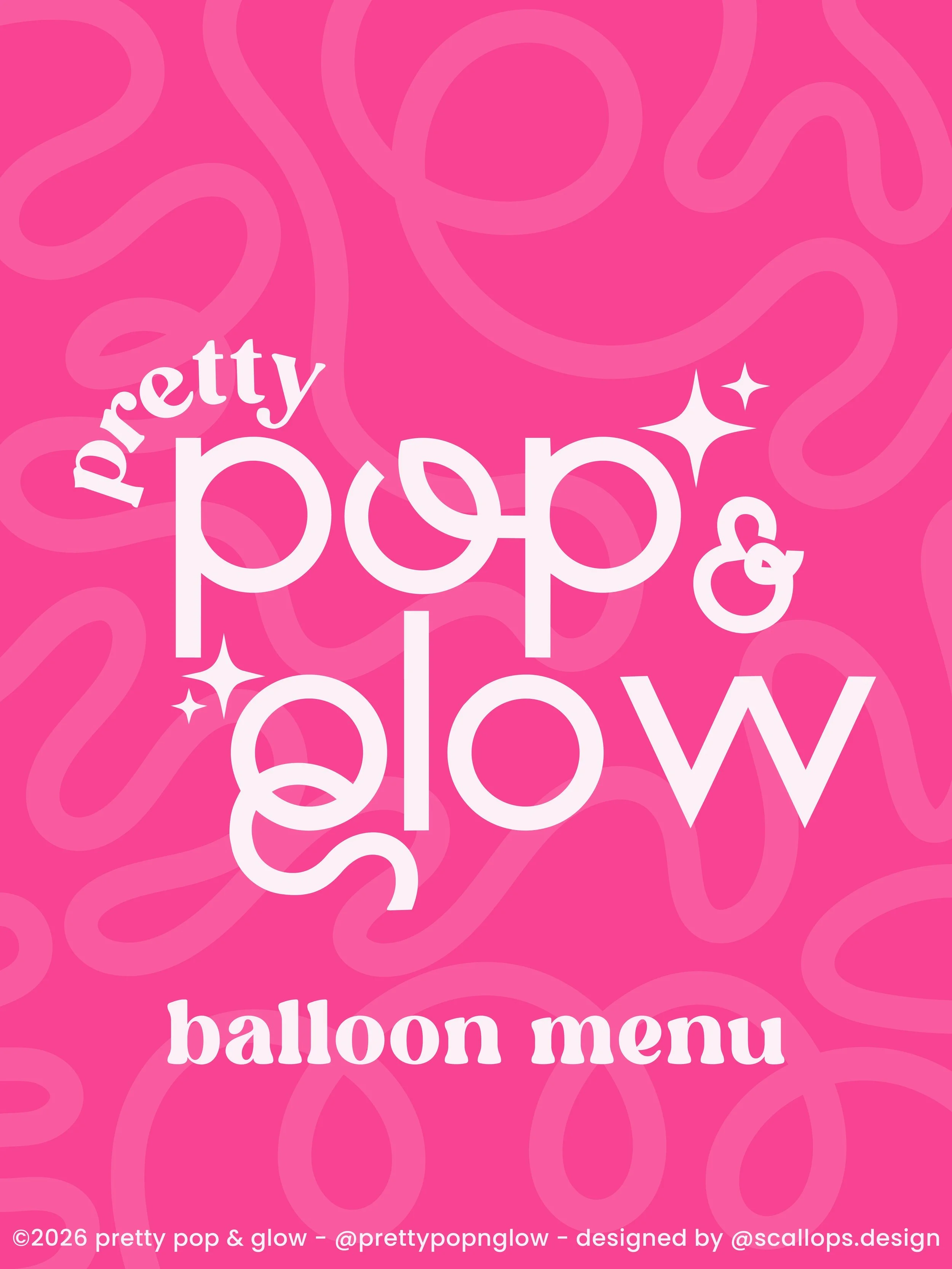 She's Fun 🤩 She's Branded 🎉 She's Glowy ✨

I'm in love with this menu for @prettypopnglow 🩷 It's so helpful to layout all the different combinations of marquees, balloons, and backdrops!
.
.
.
.
.
.
.
.
.
.
#balloonmenu #balloondecor #balloongarla