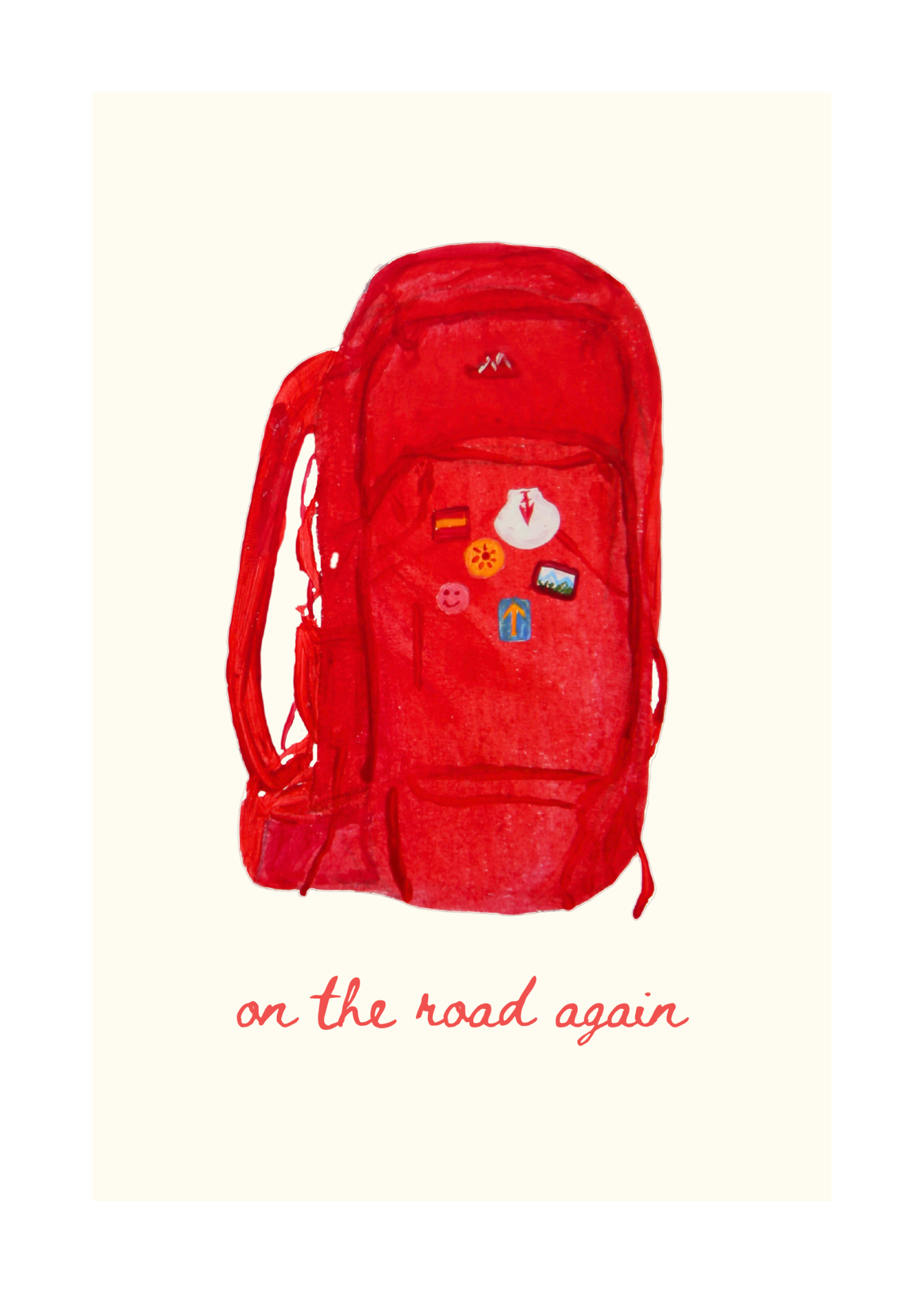 On the Road Again - Cream Border.png