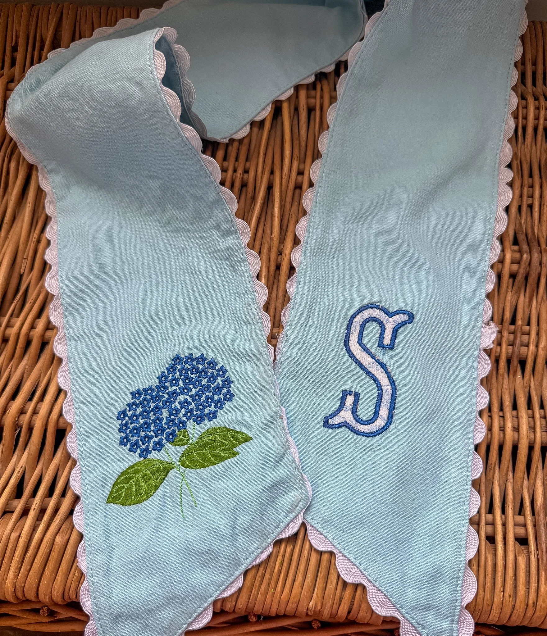 Hydrangea Wreath Sash