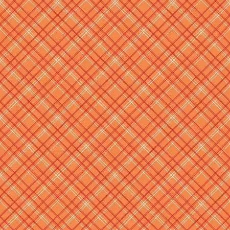 Backings Plaid Orange 107/108in Wide