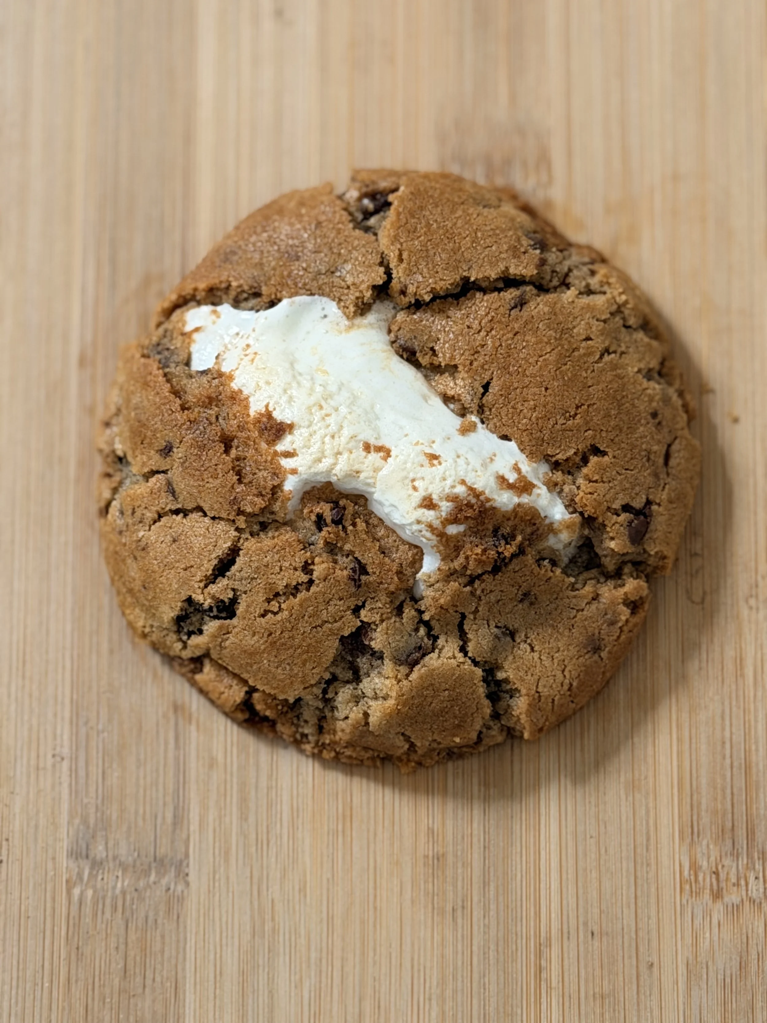 Oversized Stuffed S'mores Cookies