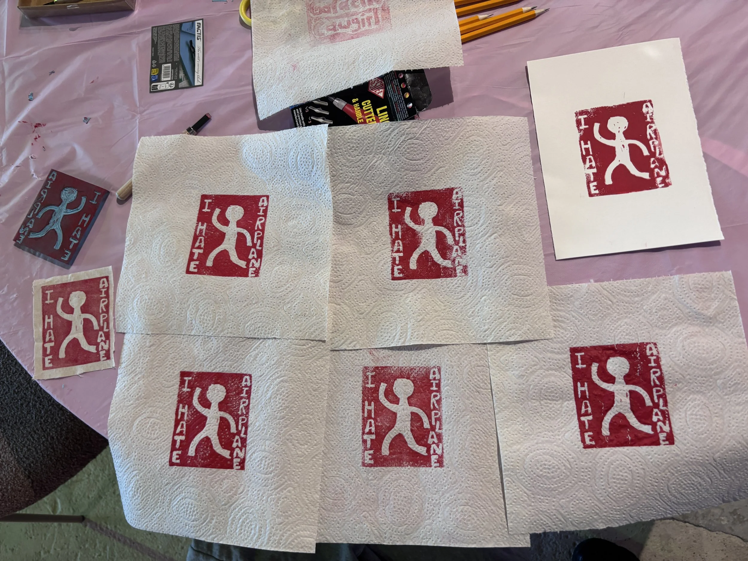 Lino printing