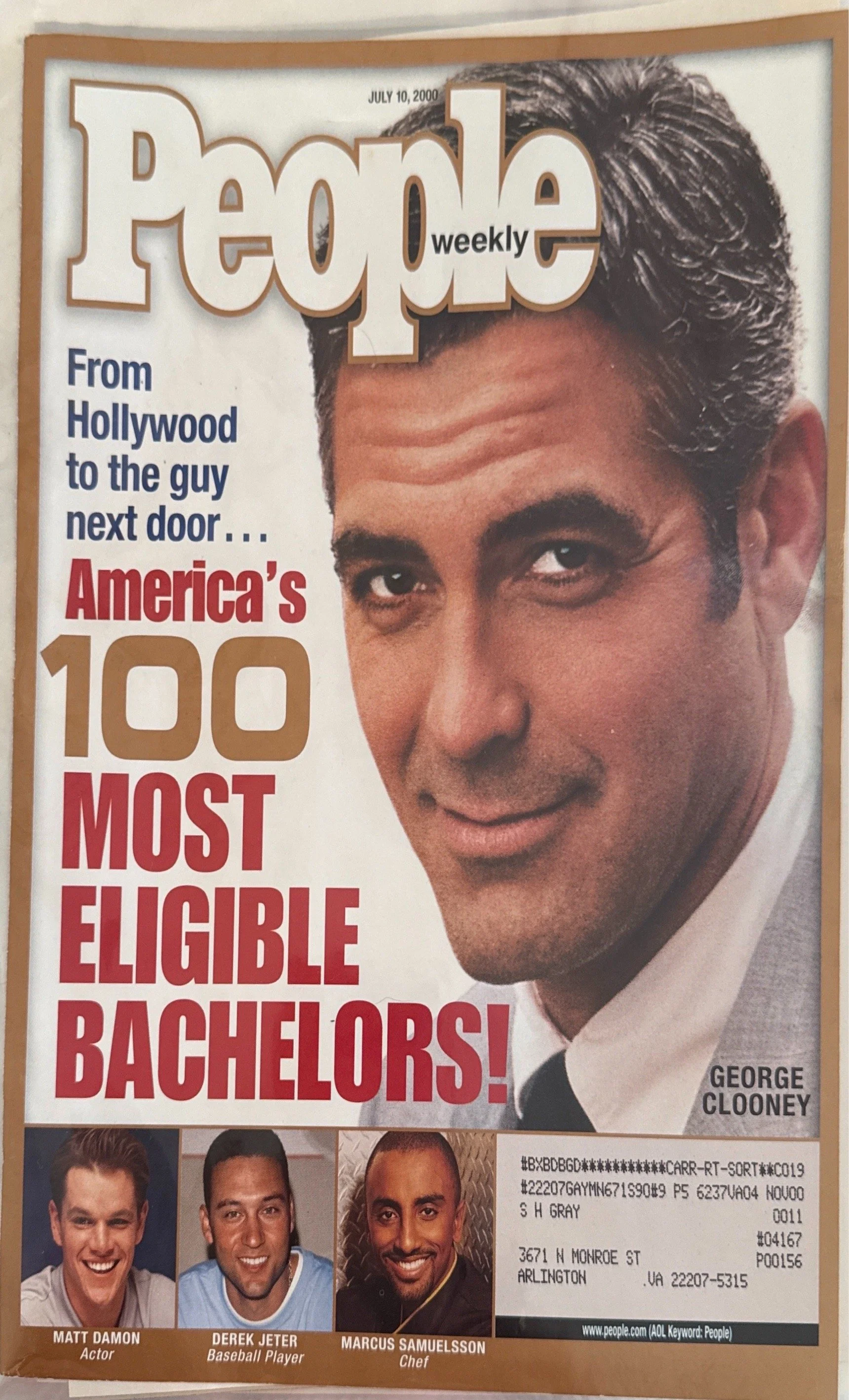 People magazine: "Most Eligible Bachelors"