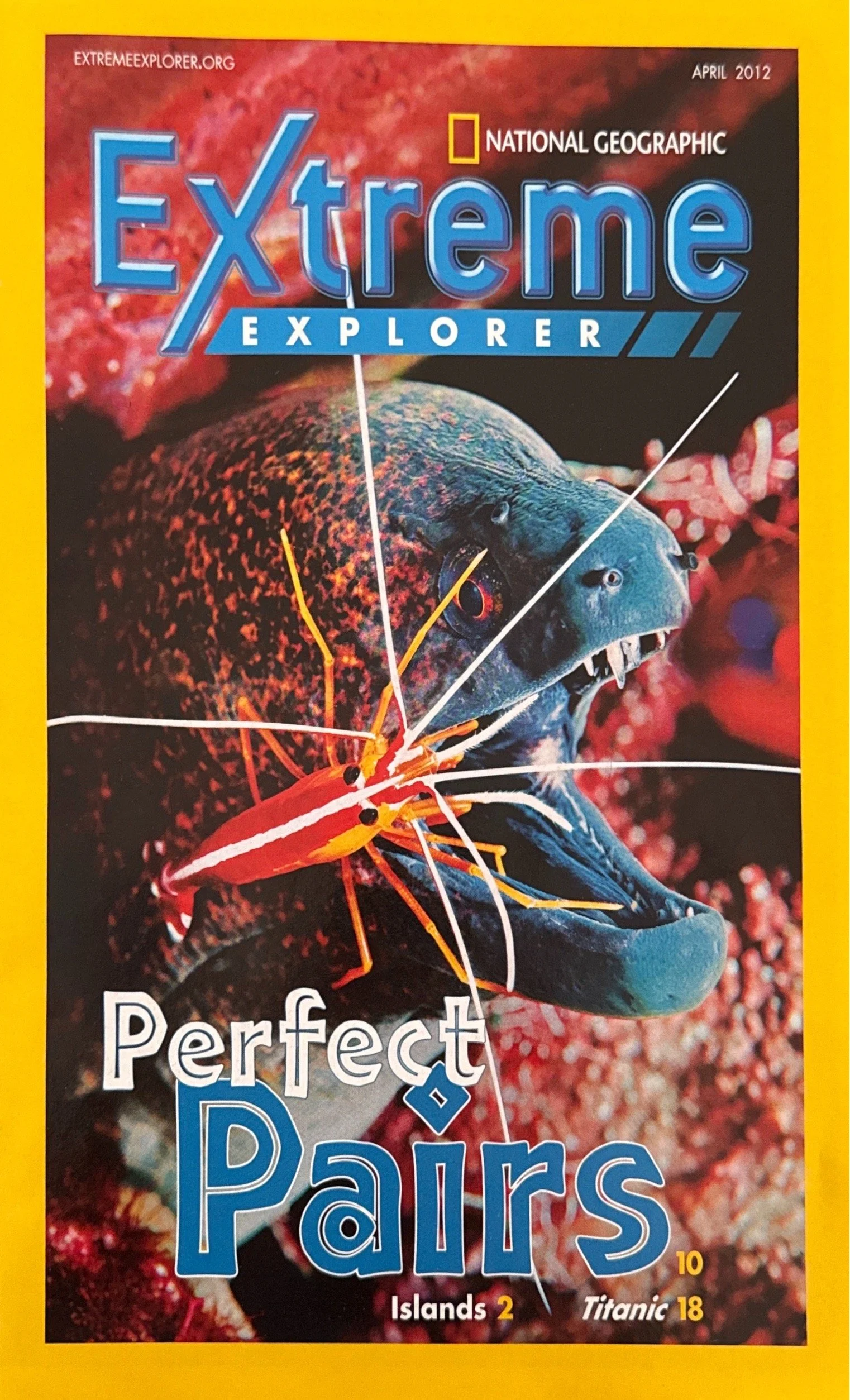 National Geographic "Extreme Explorer" cover article