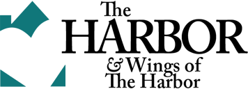 The Harbor logo with the silhouette of a heart in a house