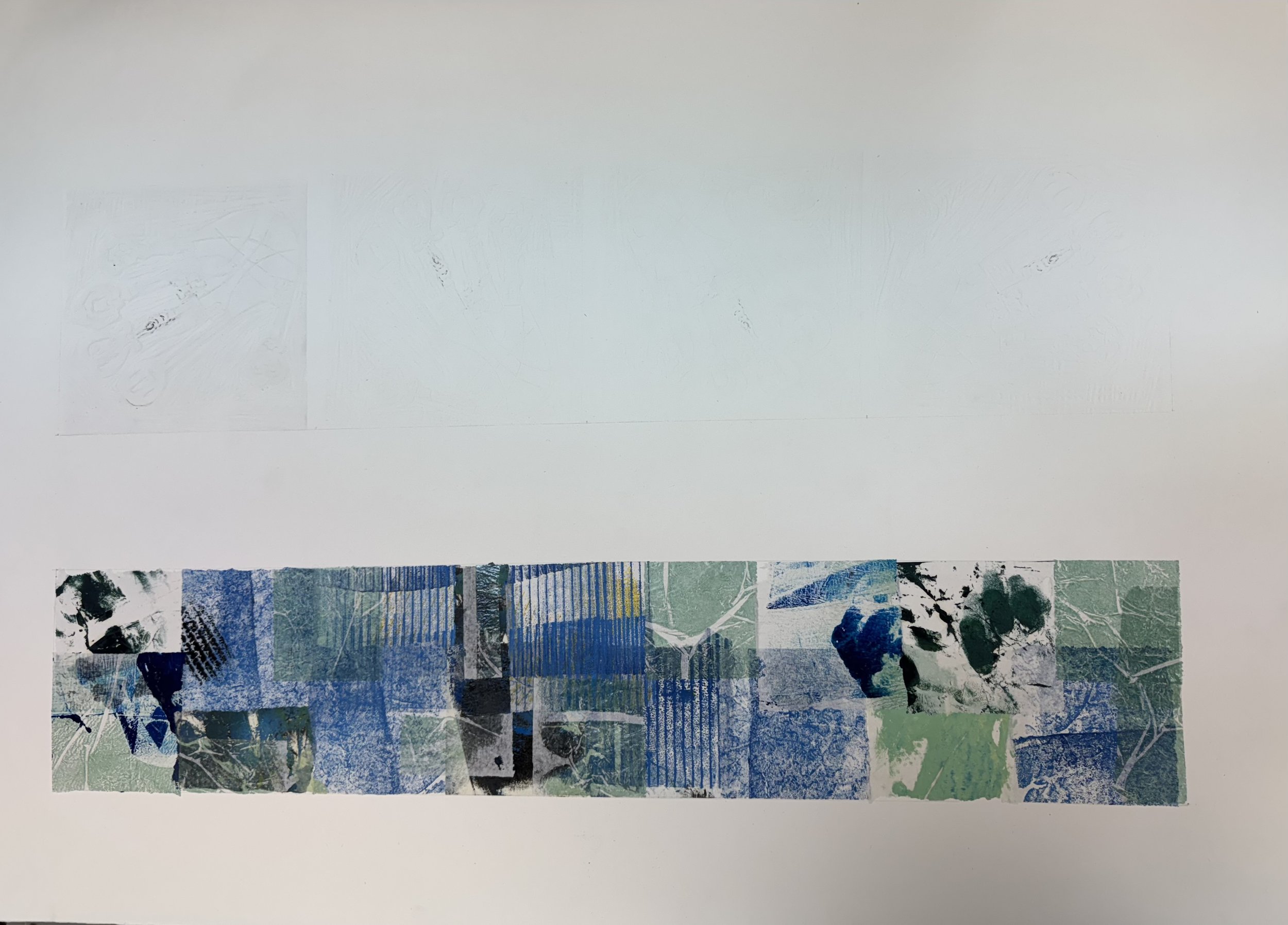 «Άτιτλο», Chine collé, relief printing linocut [100χ70]