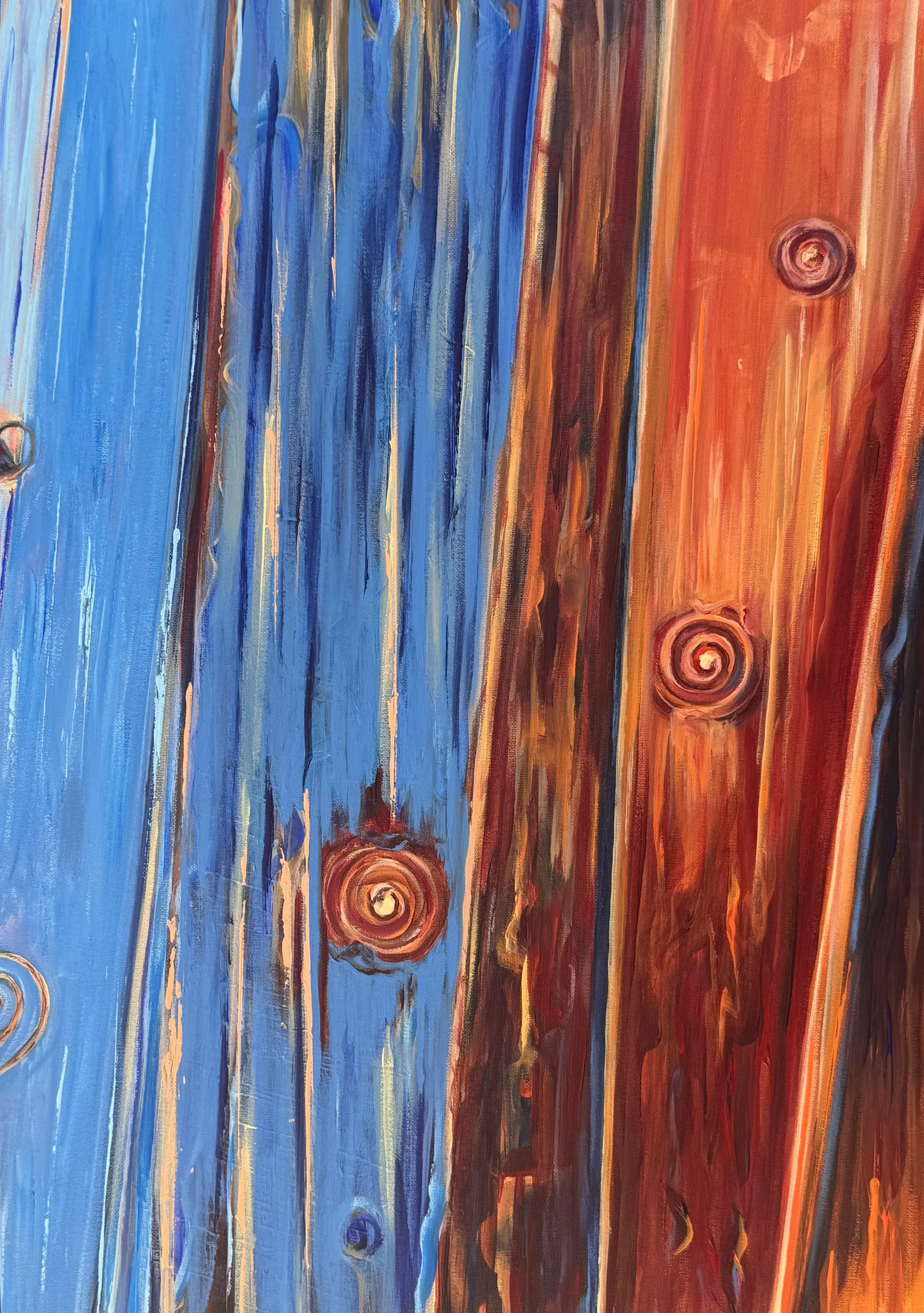 «Μπλε θύμηση» ακρυλικό σε καμβά [50x50]