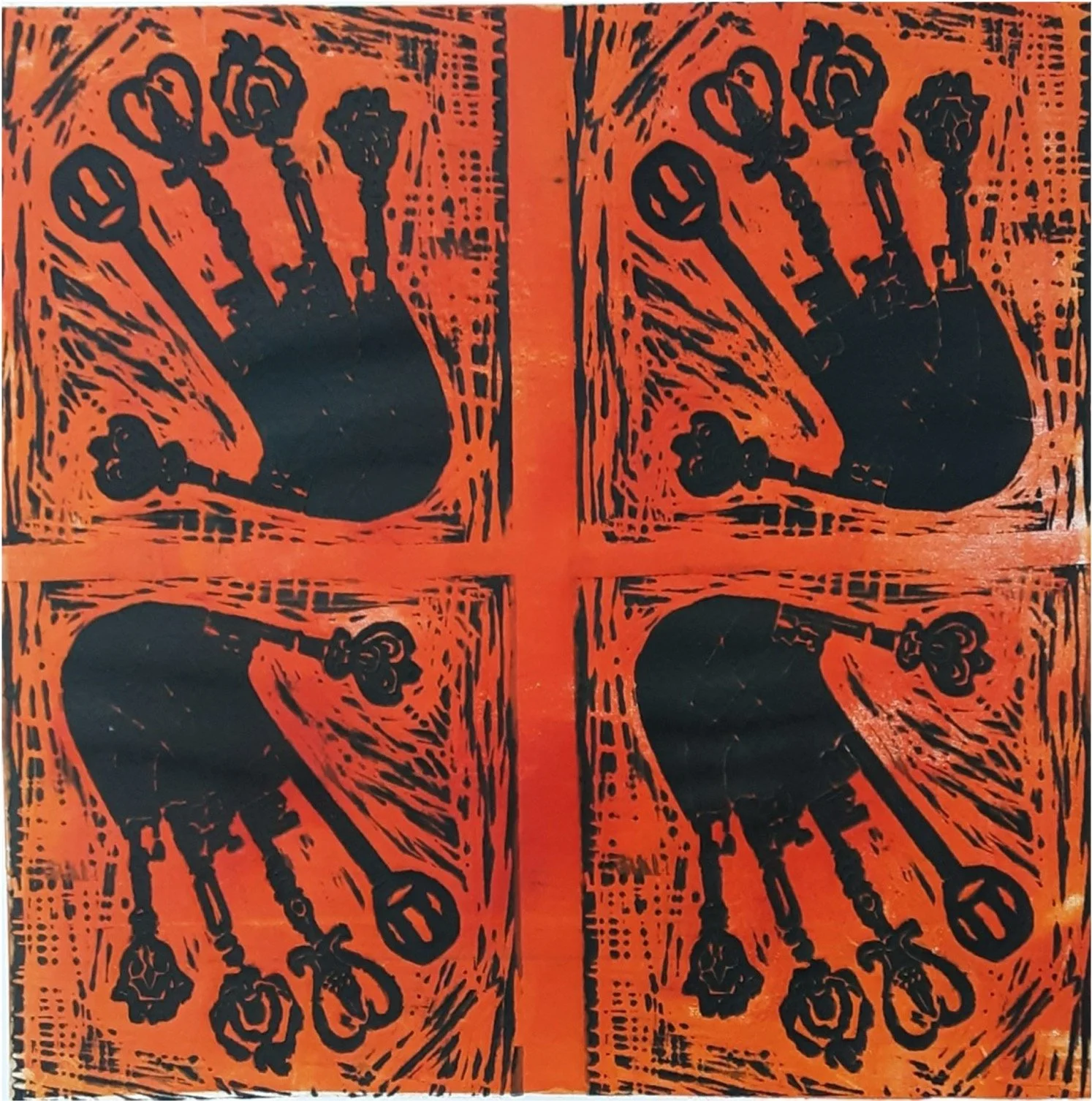 23.	«Άτιτλο», linocut [51,5x51,5]