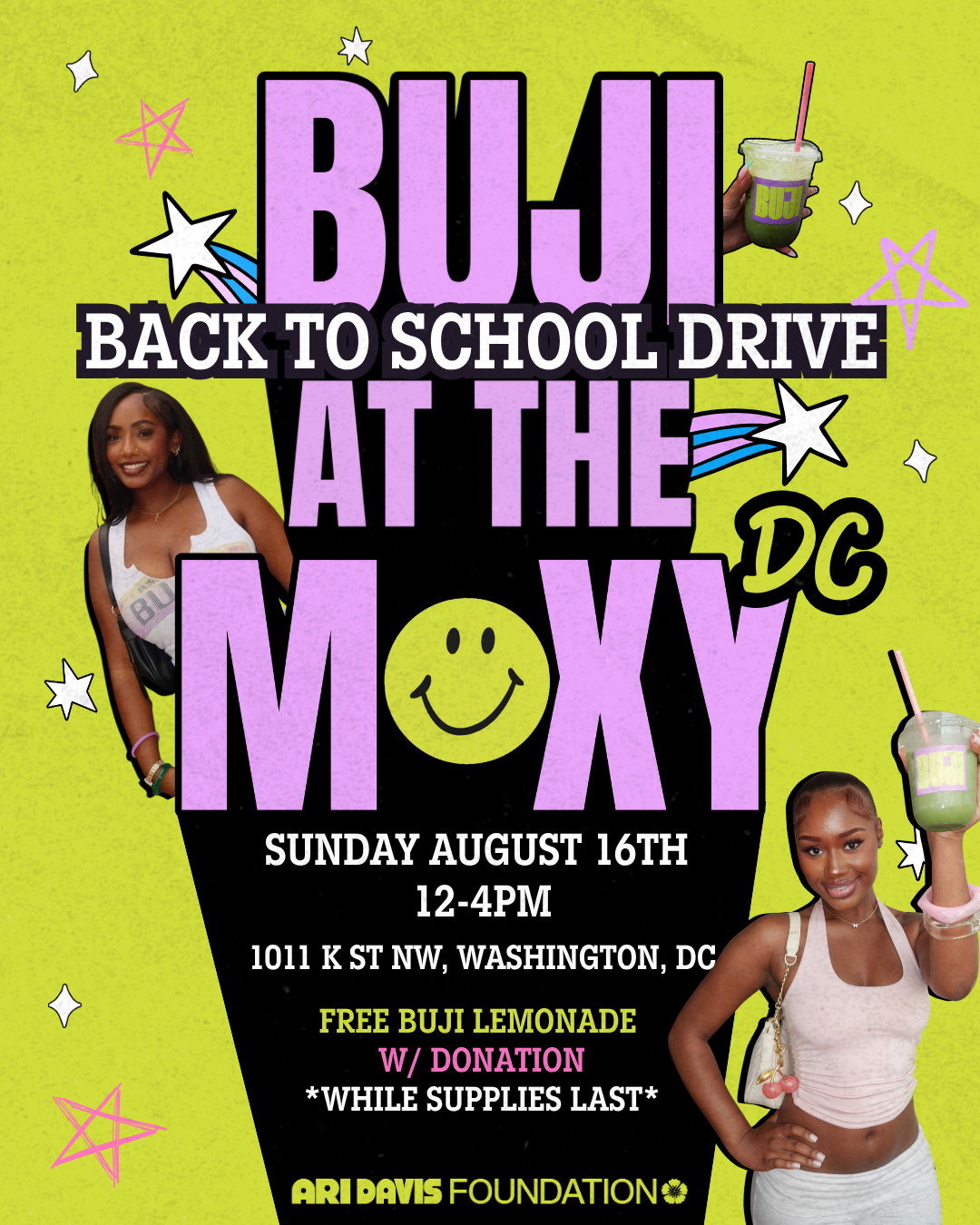 BUJI Back to School Drive at the Moxy
