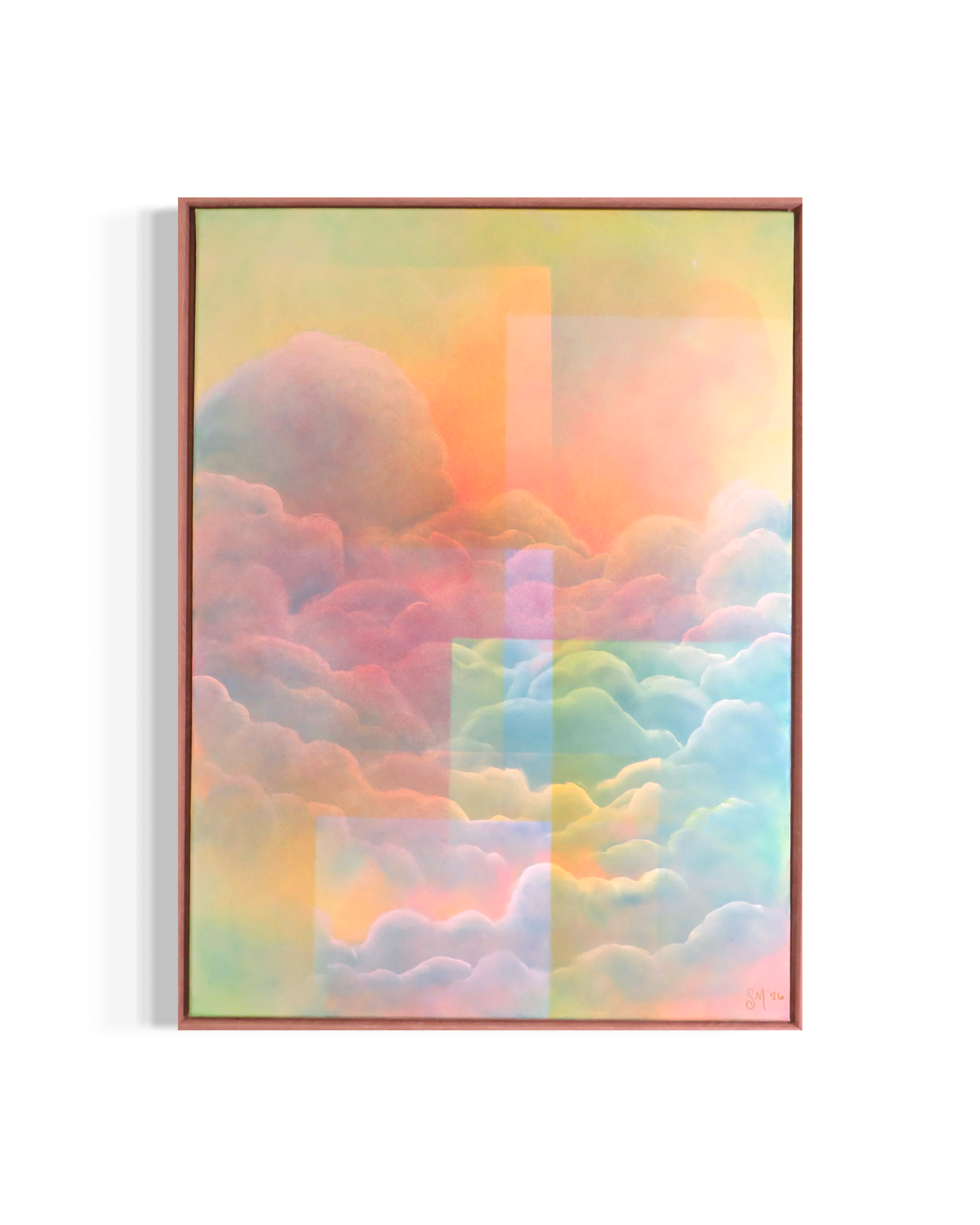 Aurelia | Acrylic on stretched canvas in frame | 18 x 24” | $450