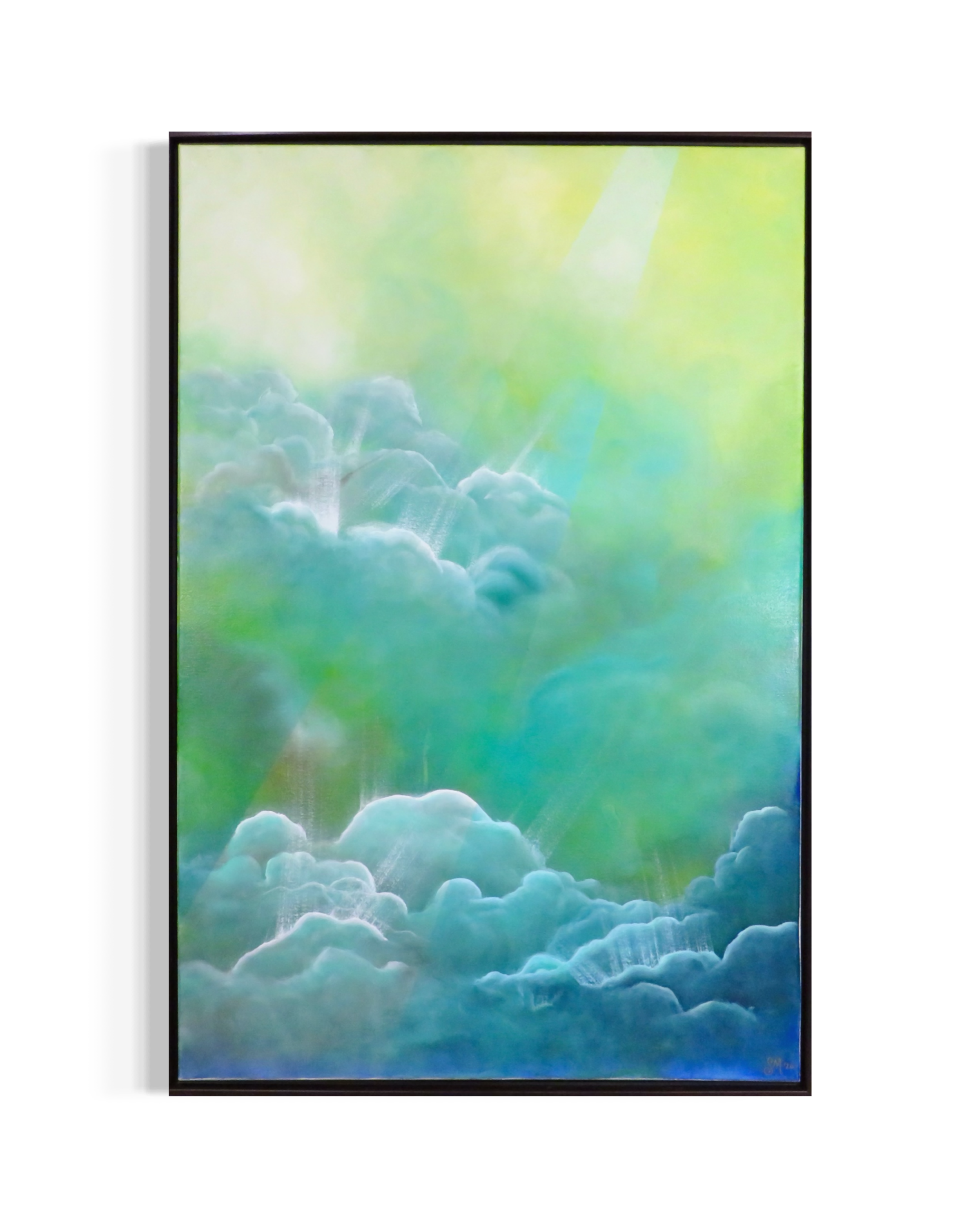 Rhys | Acrylic on stretched canvas in frame | 36 x 24” | $875