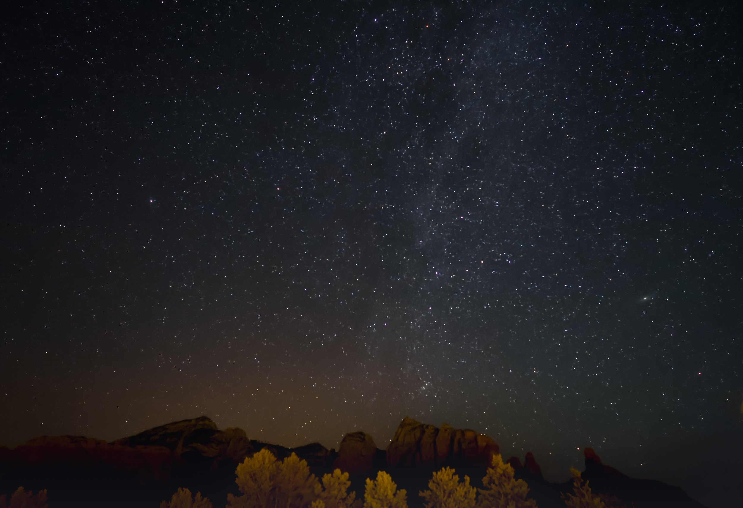 Sedona Beneath the Milky Way