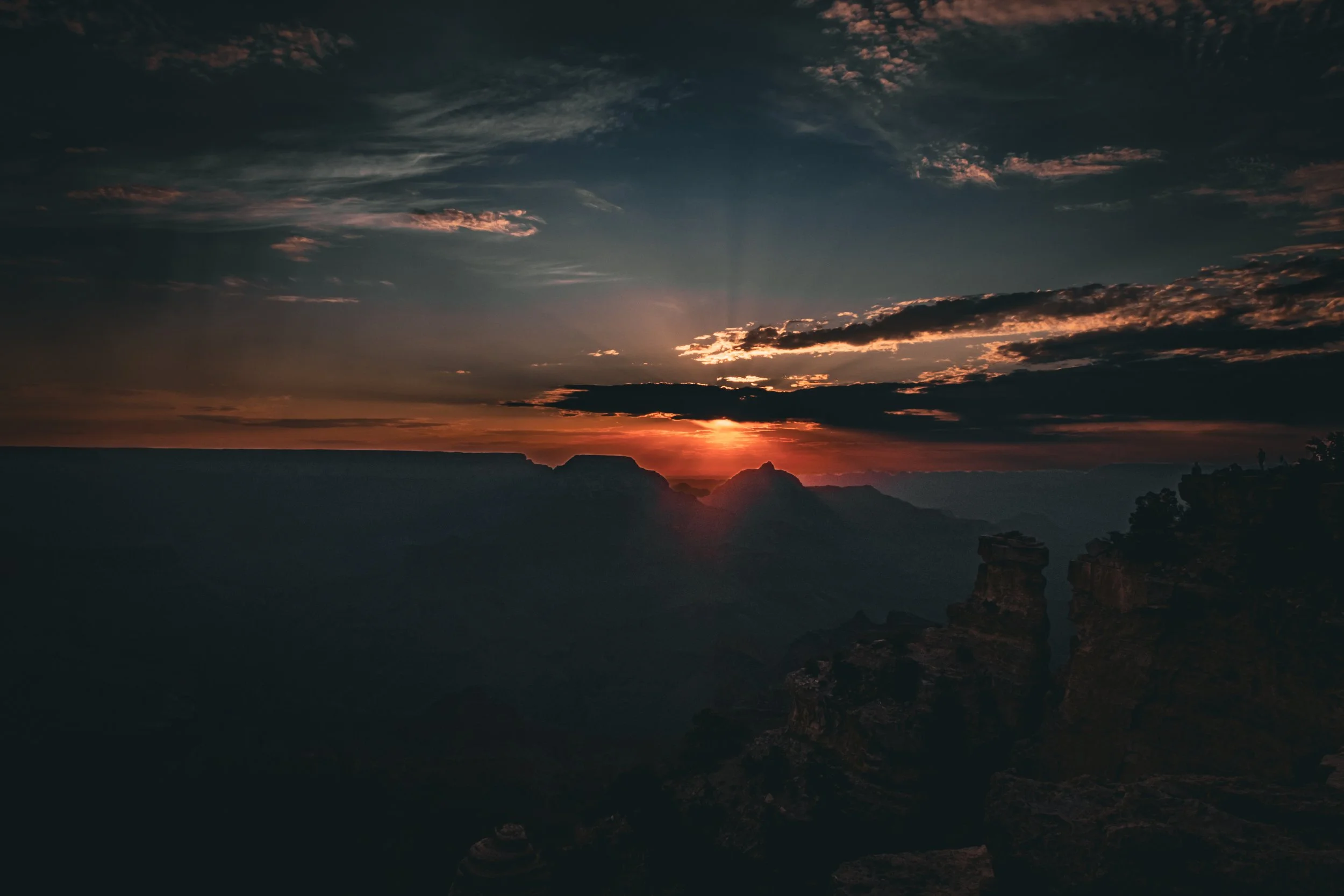Before the canyon wakes