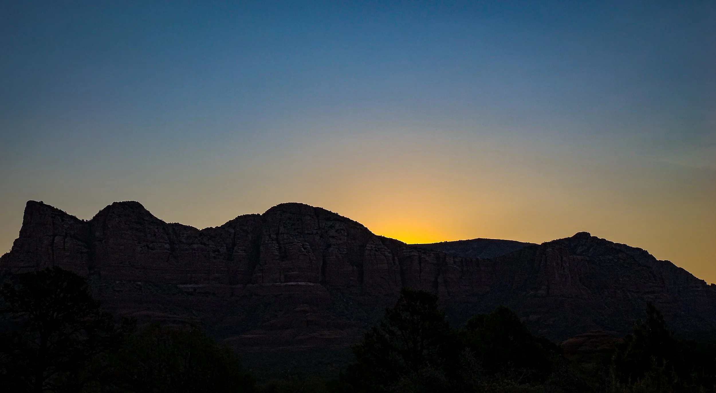 Sedona before sunrise