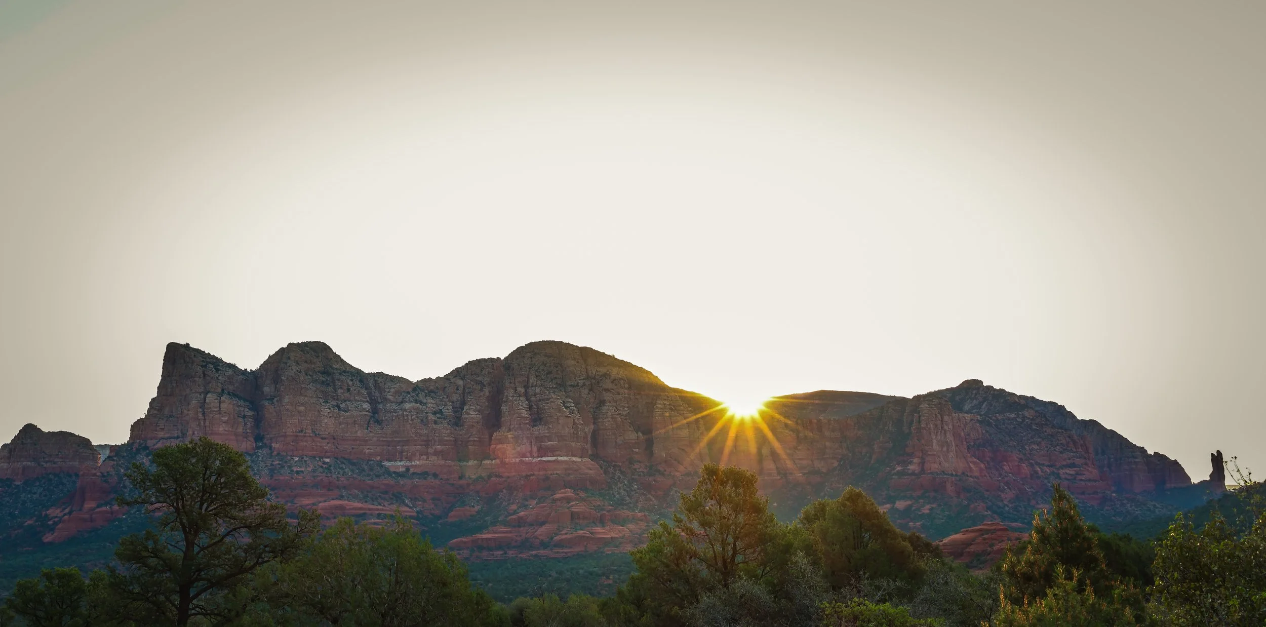 First light over Sedona 