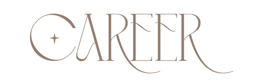 The word "CAREER" written in stylized font with a star in the letter "C."