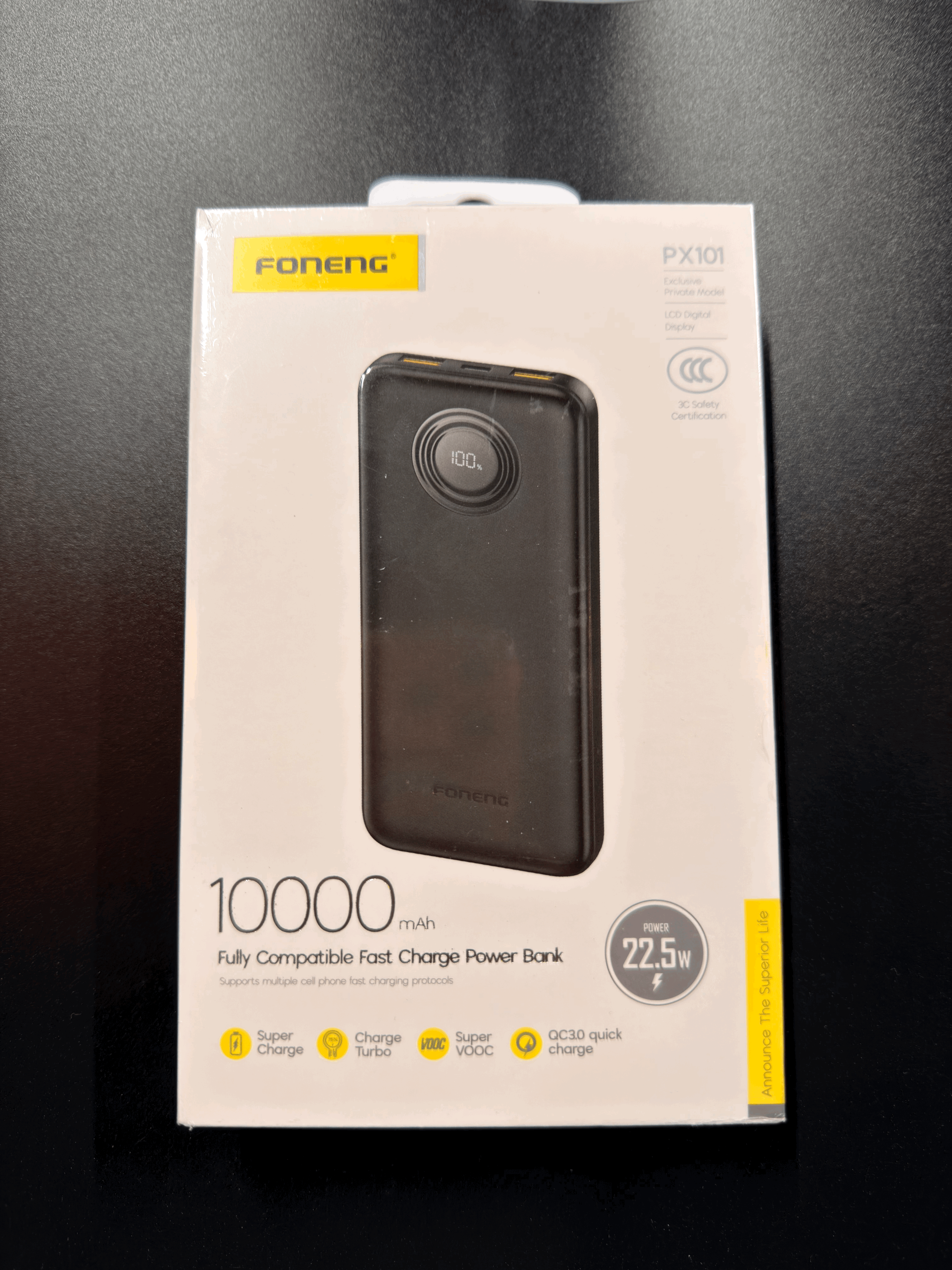 10000 mAh Fast Charge Power Bank