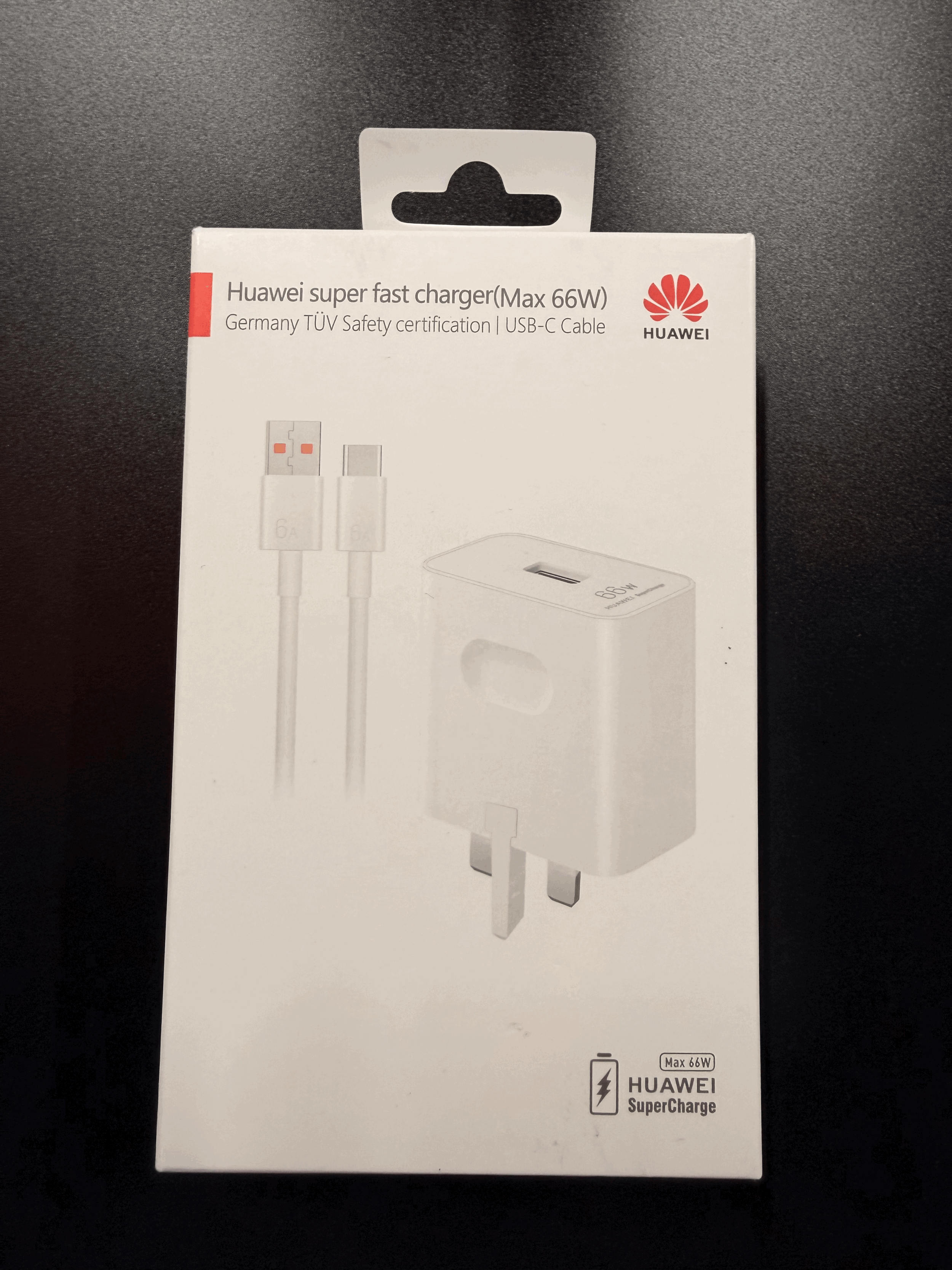 Huawei 66W Super Fast Wall Charger with USB-C Cable