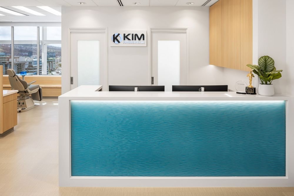 Kim Orthodontics Reception and Waiting Area