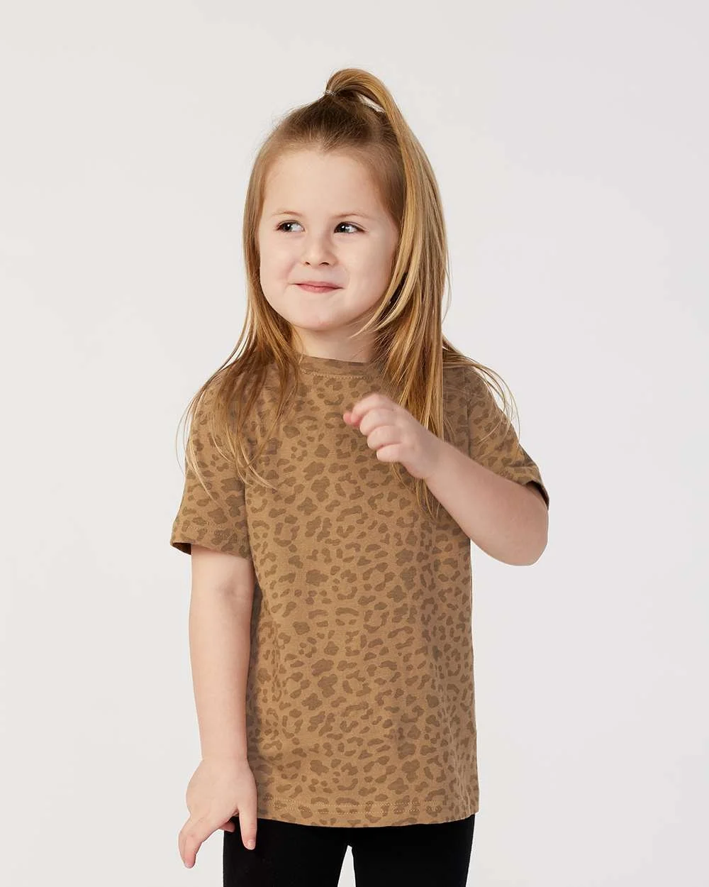 Rabbit Skins Unisex Jersey Tee Leopard Print