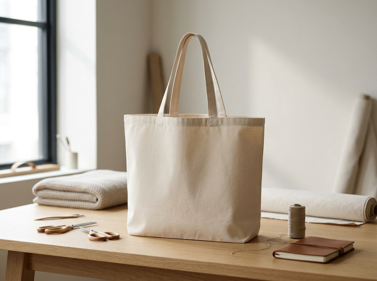 Jumbo Recycled Midweight Gusseted Canvas Tote