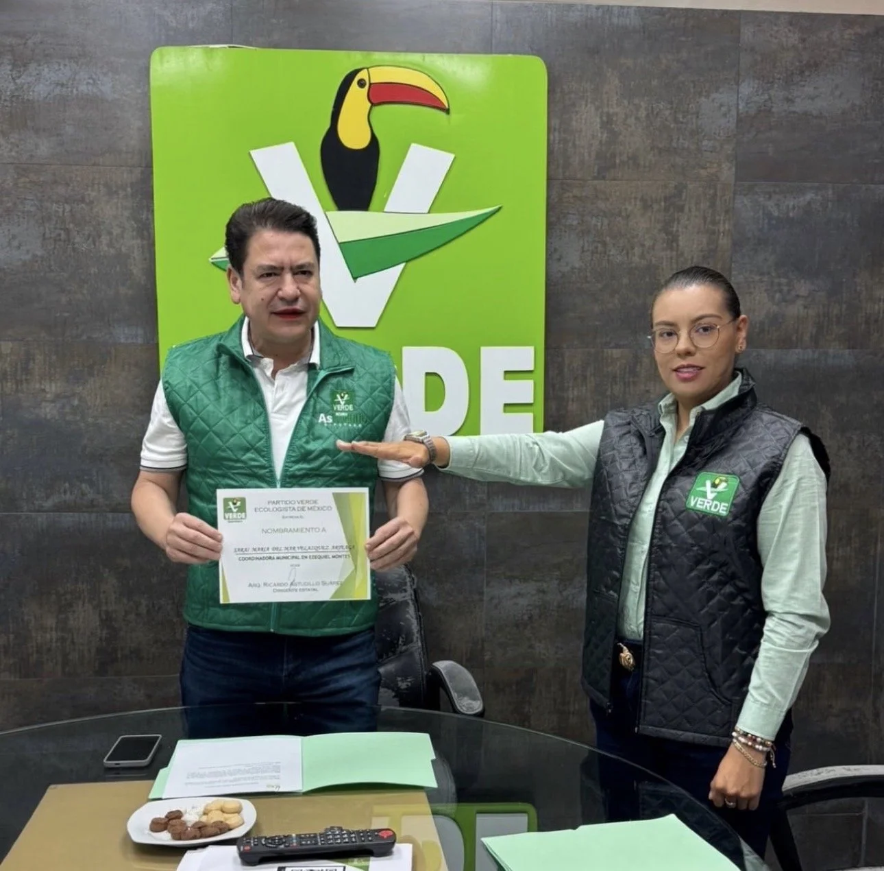 Dirigencia Municipal del Partido Verde en Ezequiel Montes