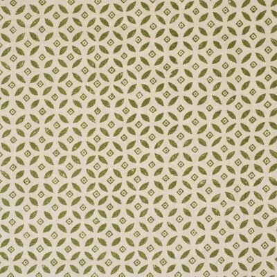 Lulsley Block in Light Moss on Kirkaldy Linen