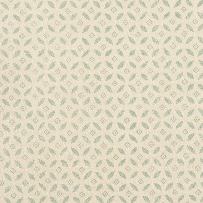 Lulsley Block in Duck Egg on Kirkaldy Linen
