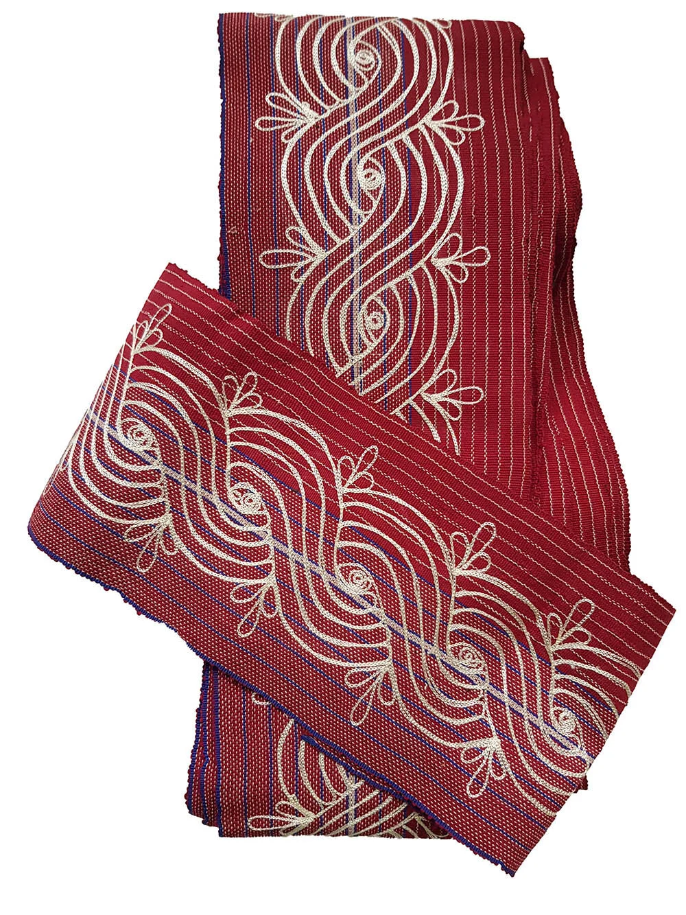 TWISTED ROPE CREAM RED Pink House by Rebecca Cole.jpg